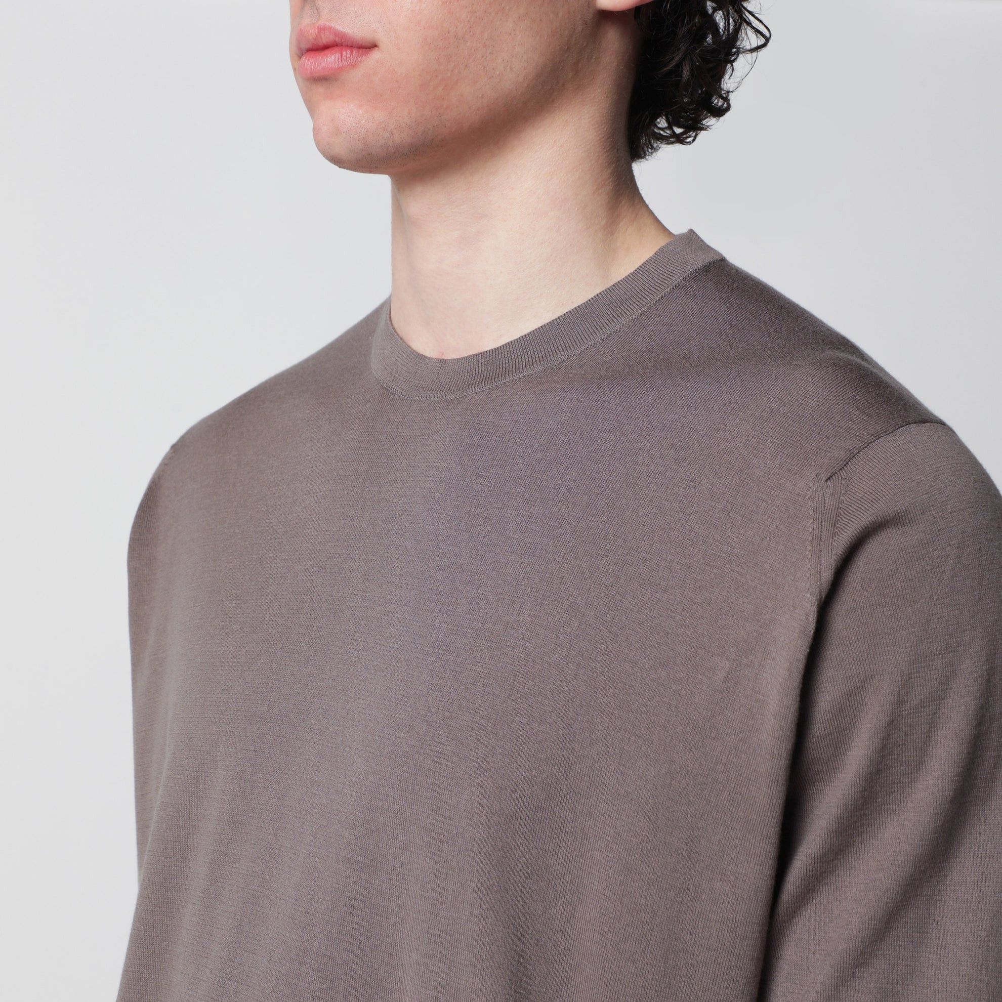 John Smedley o1d2blof0526 Cotton Sweater in Beige Size US M / EU 48-50 / 2 - 4 Thumbnail
