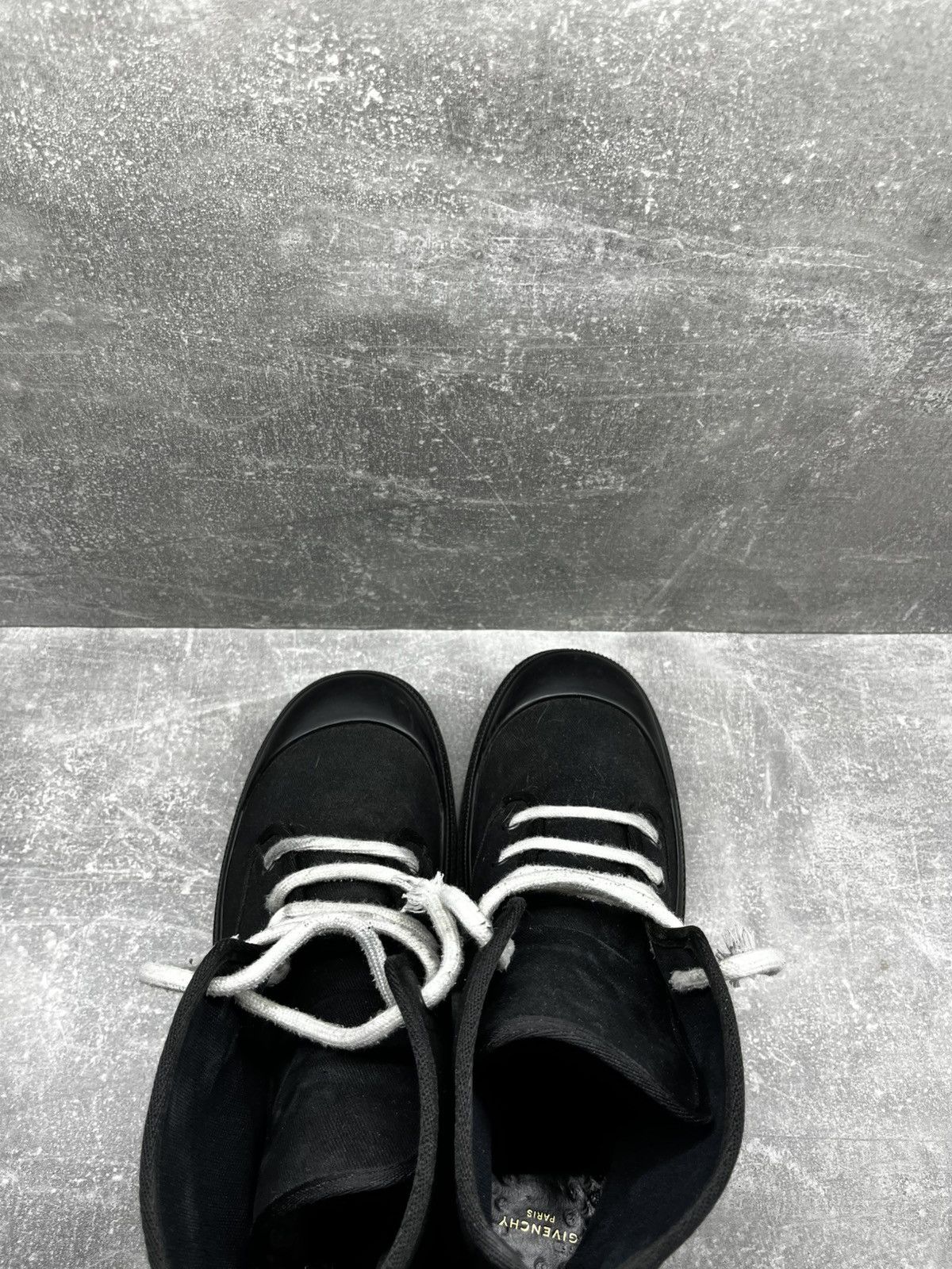 Givenchy Givenchy High Black Canvas Combat Boots Size US 9 / EU 42 - 9 Thumbnail