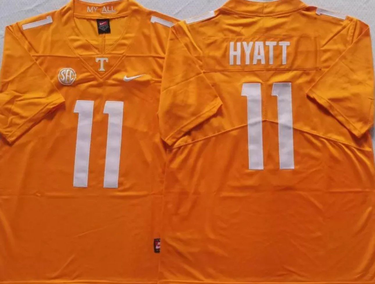 Other Jalin Hyatt Volunteers Men stitched Orange Jersey Size US XL / EU 56 / 4 - 2 Thumbnail