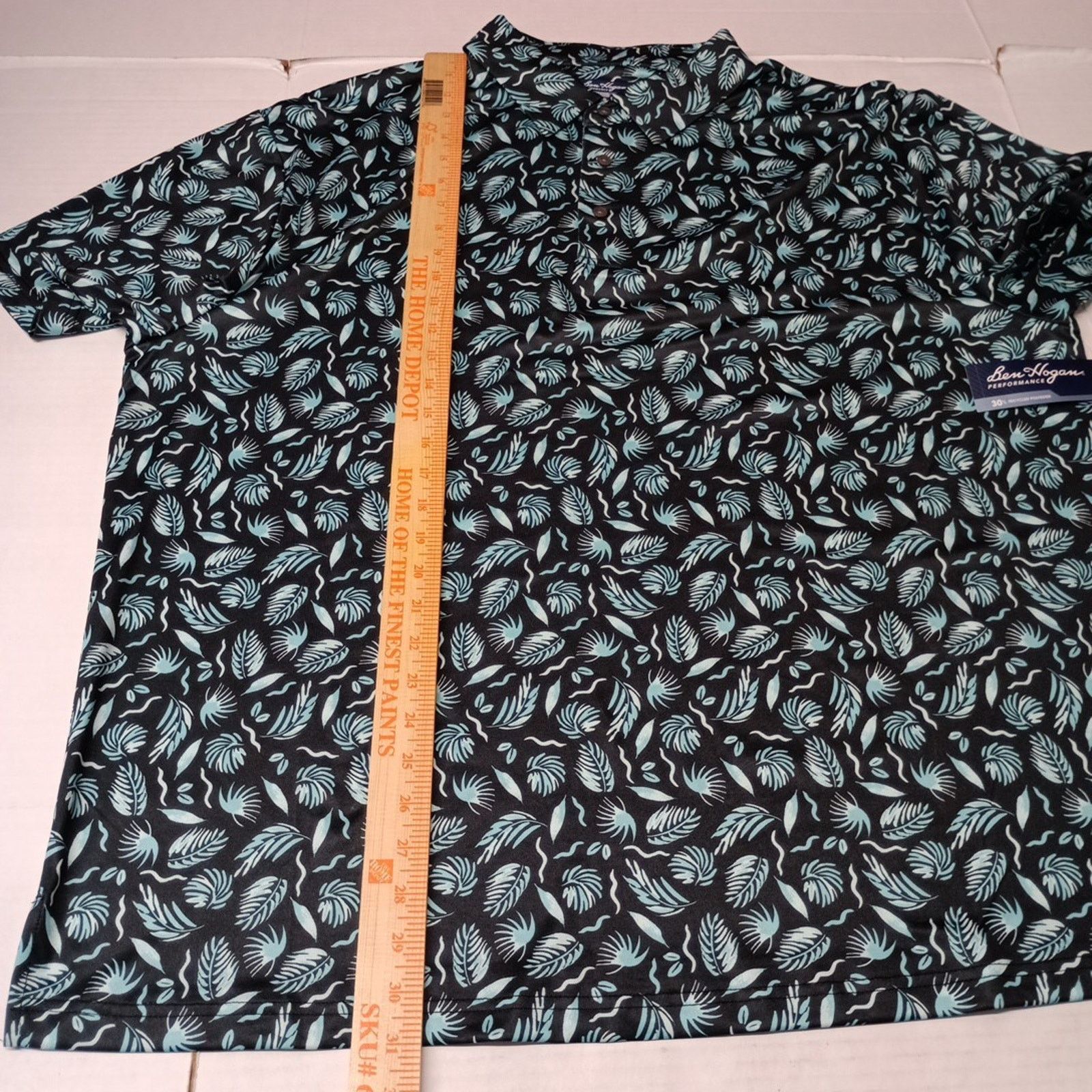Other Ben Hogan Polo Shirt Mens Size 2XL 50/52 Floral Print UPF 15 Size US XXL / EU 58 / 5 - 5 Thumbnail
