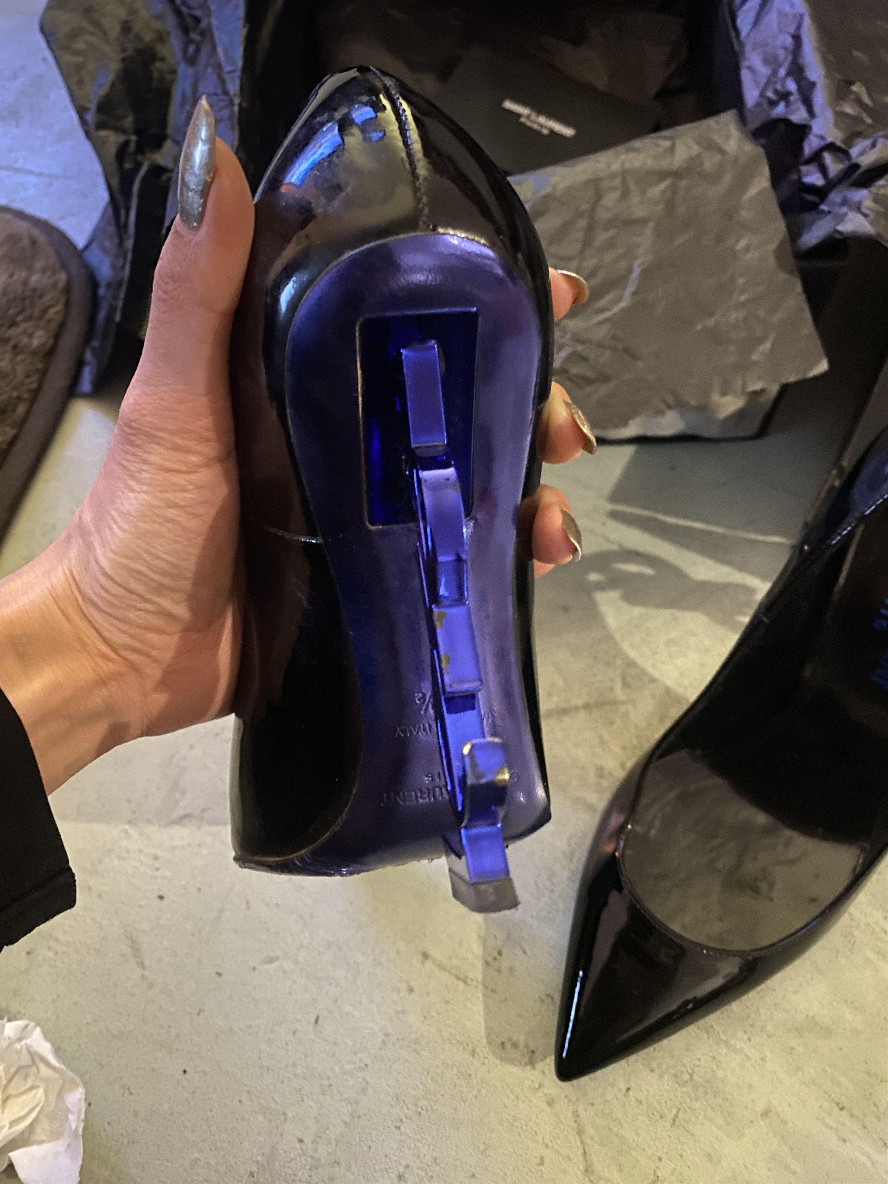 Saint Laurent Paris Escarpins Saint Laurent Opyum Size US 4.5 / IT 34.5 - 4 Thumbnail