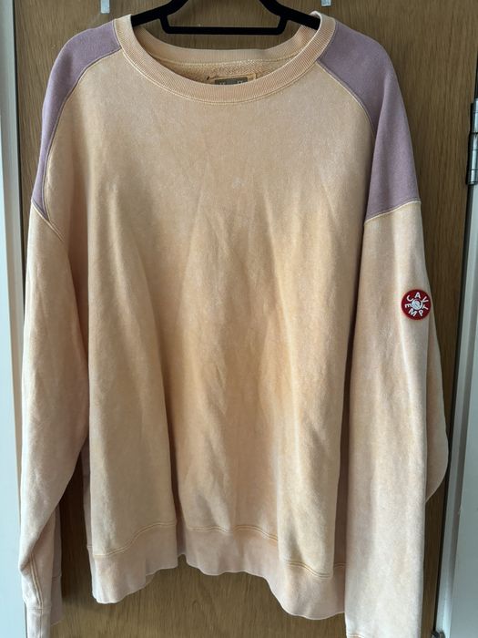 Cav Empt CAV EMPT OVERDYED PANEL CREW SWEATER Grailed