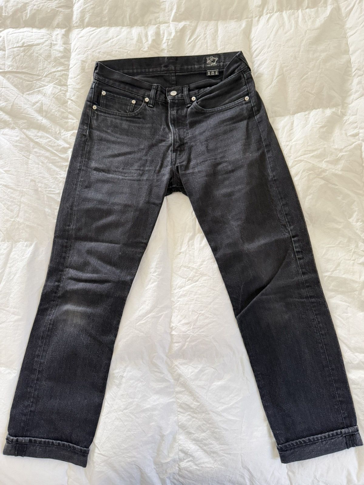 Orslow 107 ivy fit black washed 29