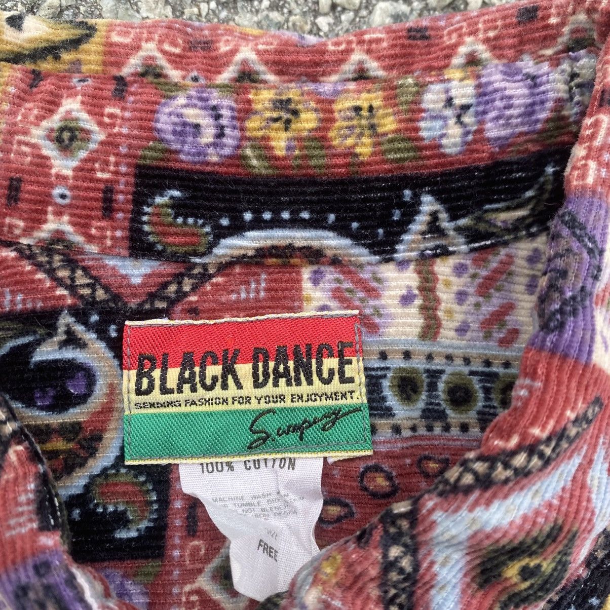 Japanese Brand BLACK DANCE Printed Corduroy Rasta Hippies Size US XL / EU 56 / 4 - 8 Thumbnail