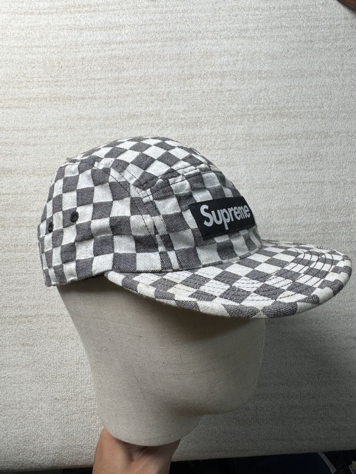 Supreme Ss18 checkerboard camp cap Size ONE SIZE - 3 Thumbnail