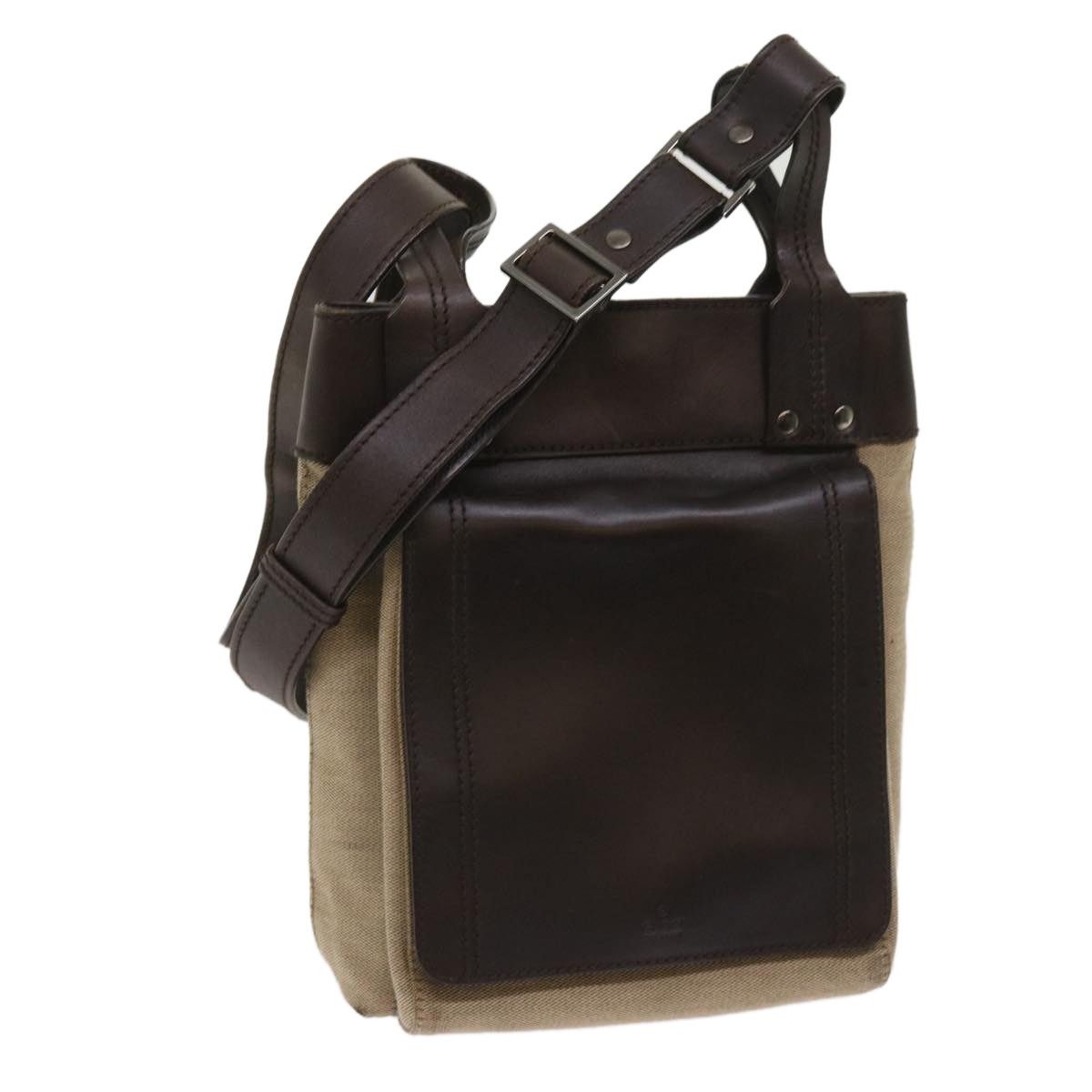 Gucci Shoulder Bag Canvas Beige, Women's