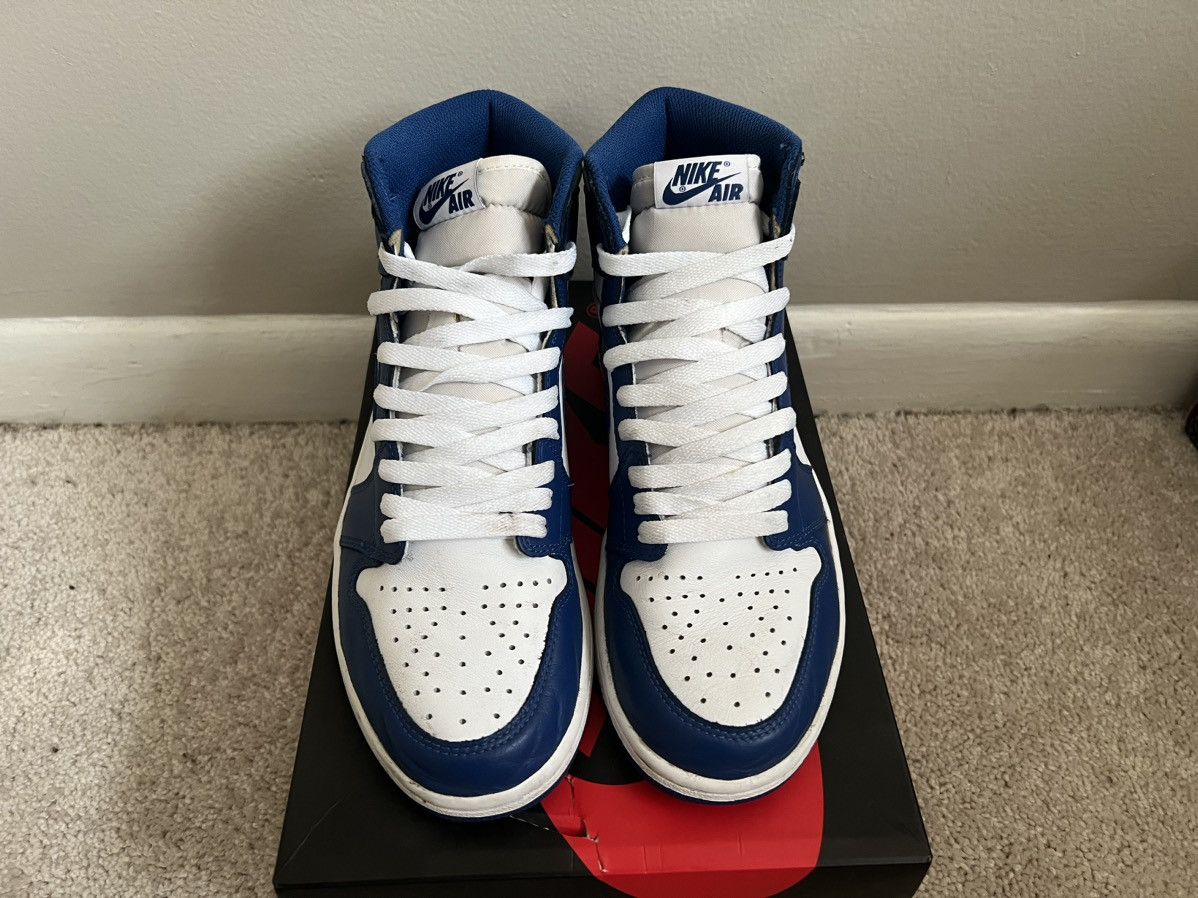 Jordan Brand Nike Air Jordan 1 Retro High OG Storm Blue Size 8 555088-127 Size US 8 / EU 41 - 2 Thumbnail