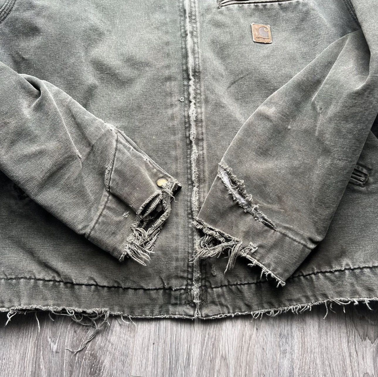 Carhartt Vintage Carhartt Detroit Jacket workwear moss Size US XL / EU 56 / 4 - 4 Thumbnail