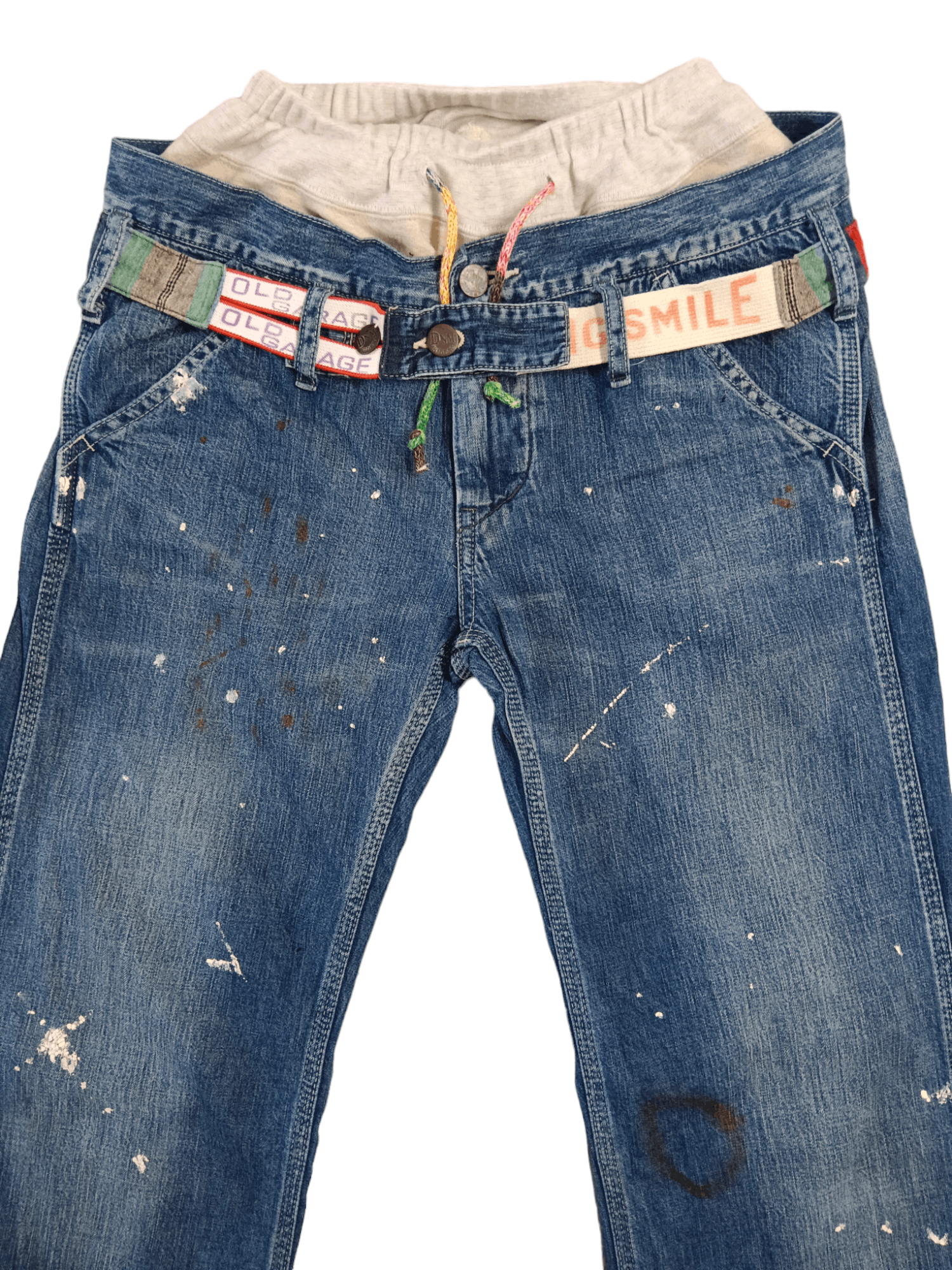 DNM Riders Seditionaries Splash Rusty Low Rise Jeans