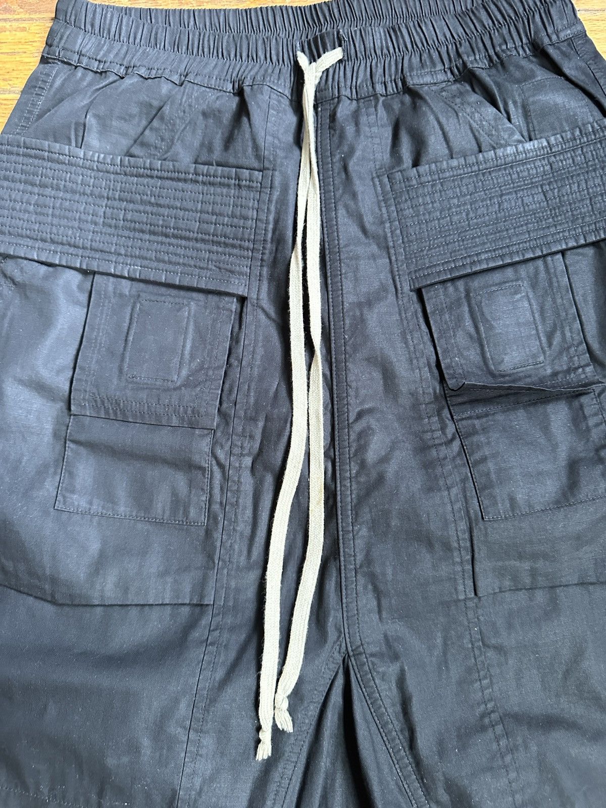 Rick Owens × Rick Owens Drkshdw Creatch Drop Crop Shorts Size US 28 / EU 44 - 3 Thumbnail