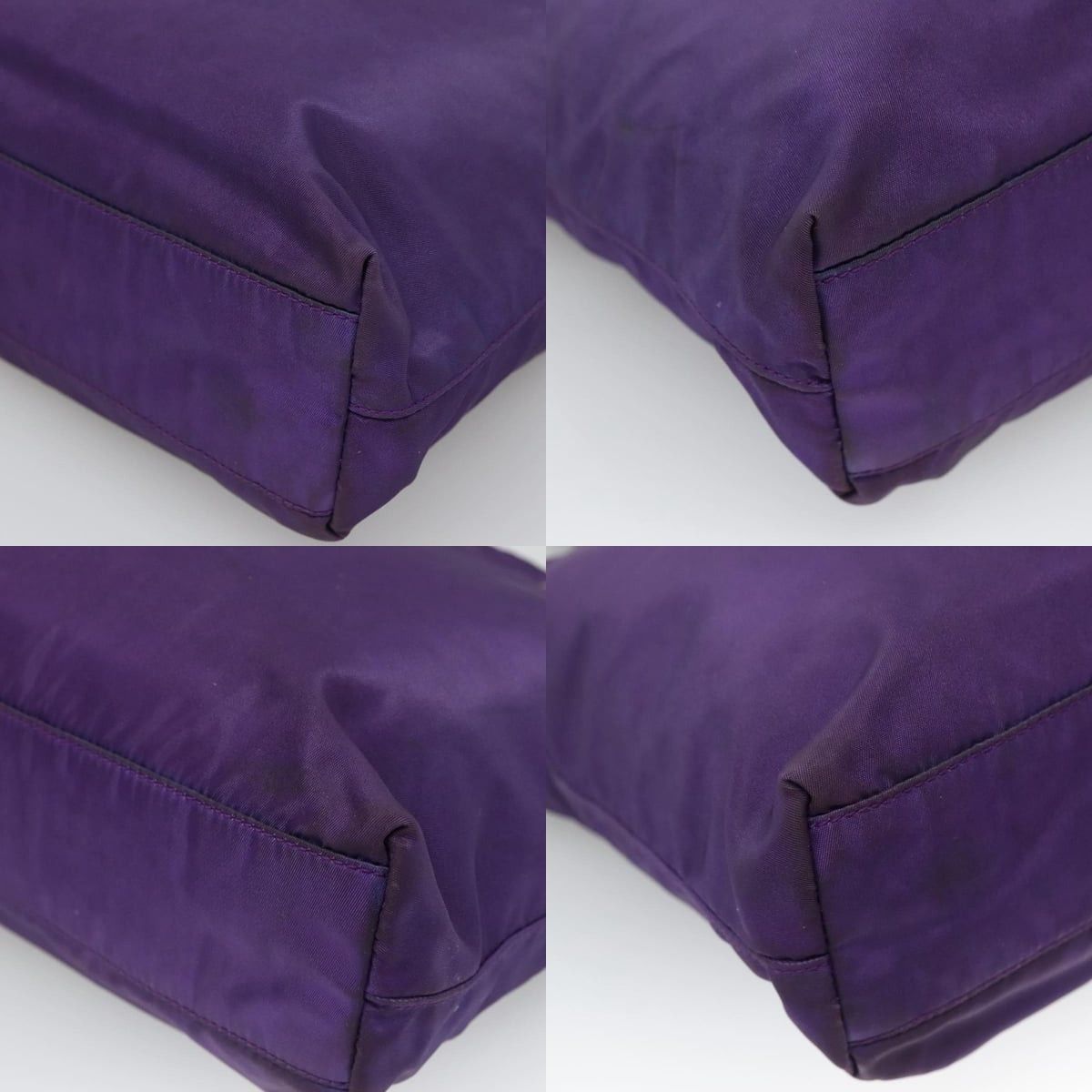 Prada PRADA Tote Bag Nylon Purple Silver Size ONE SIZE - 10 Thumbnail