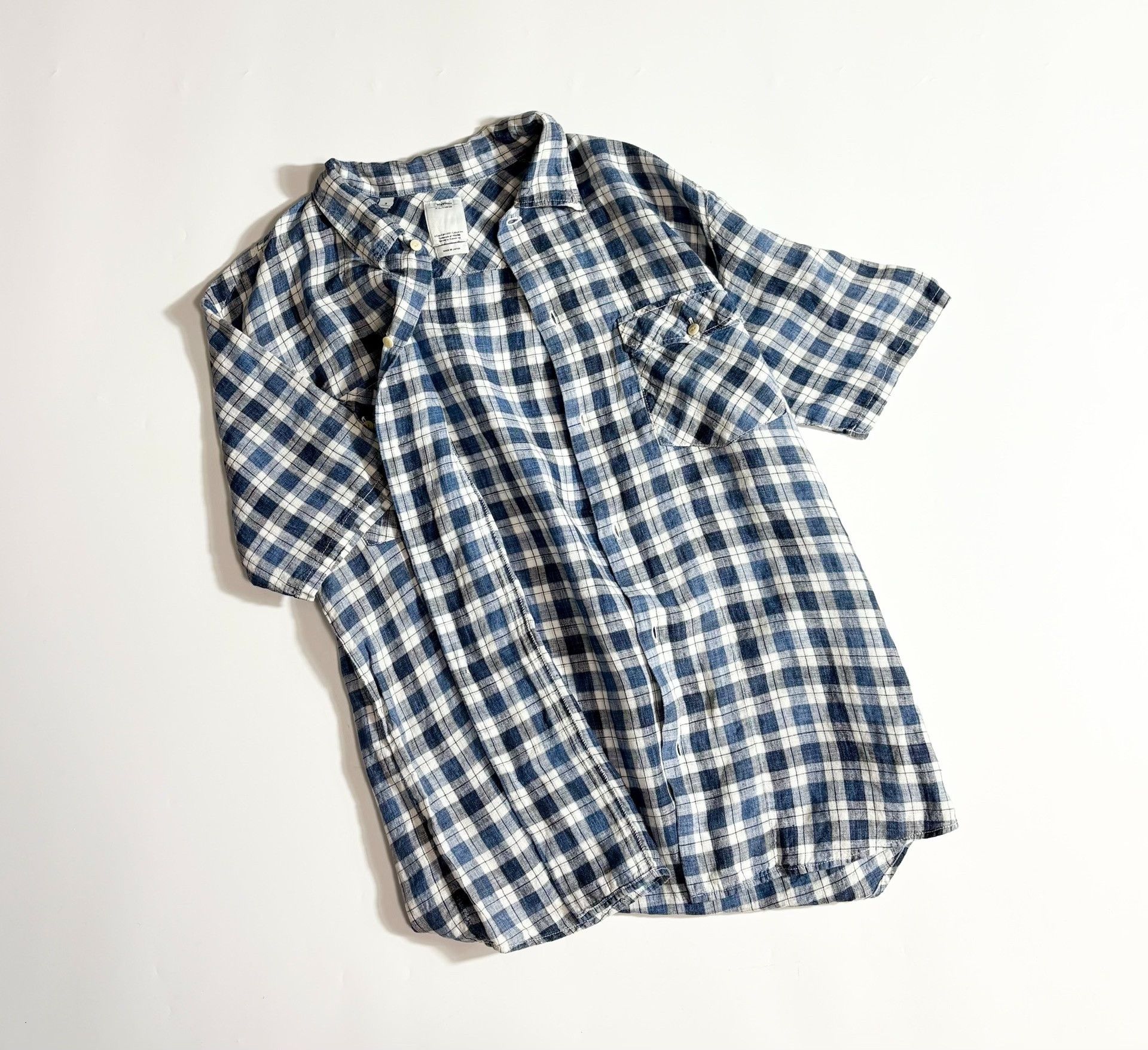 Visvim VISVIM Linen Check Shirt Size US M / EU 48-50 / 2 - 2 Thumbnail