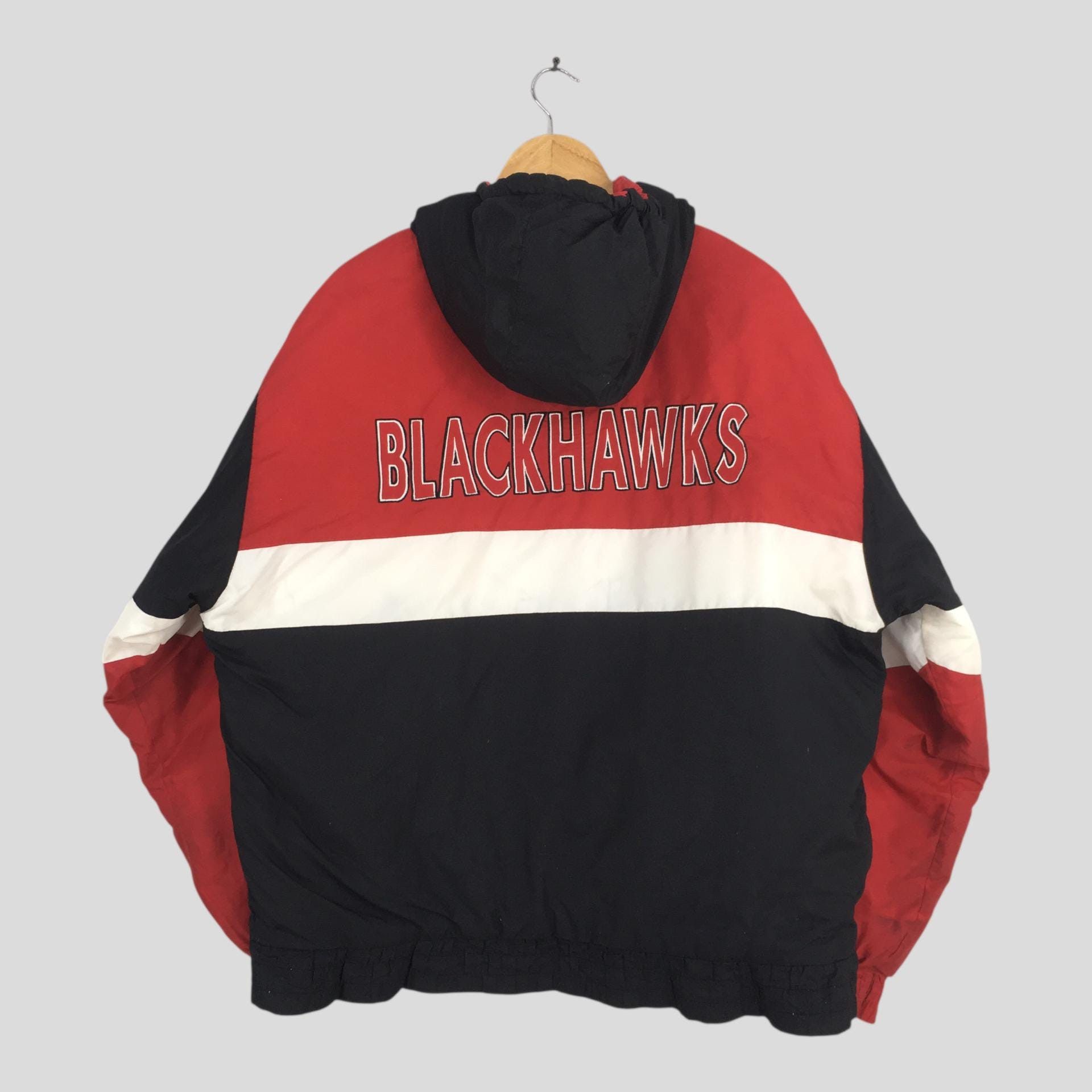 NHL 90s Chicago Blackhawks NHL Hoodie Bomber Jacket Medium Size US M / EU 48-50 / 2 - 7 Thumbnail