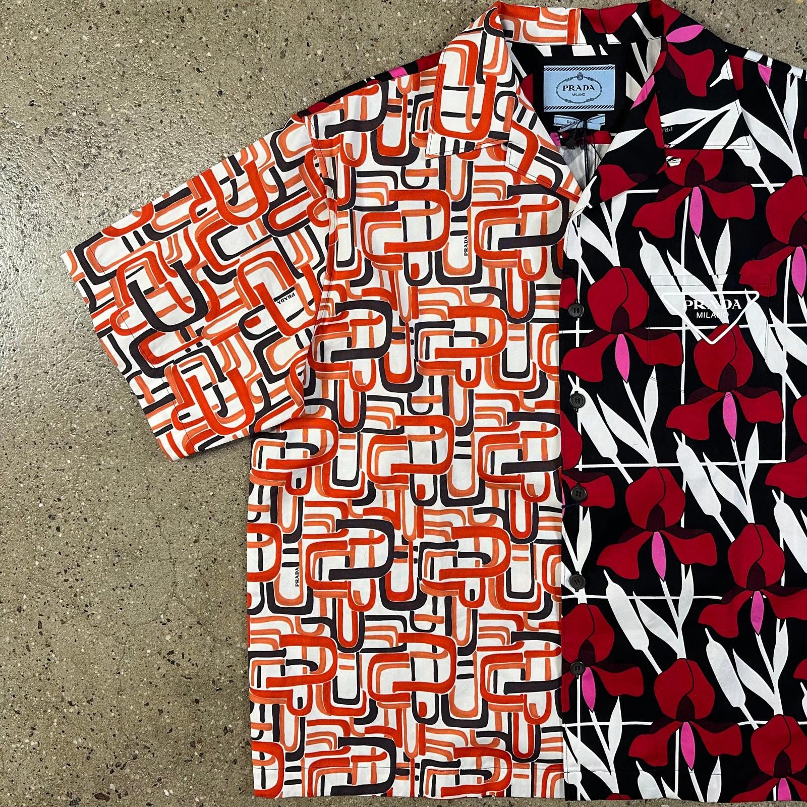Prada Prada Double Match Heavy Cotton Shirt Size US XXL / EU 58 / 5 - 4 Thumbnail