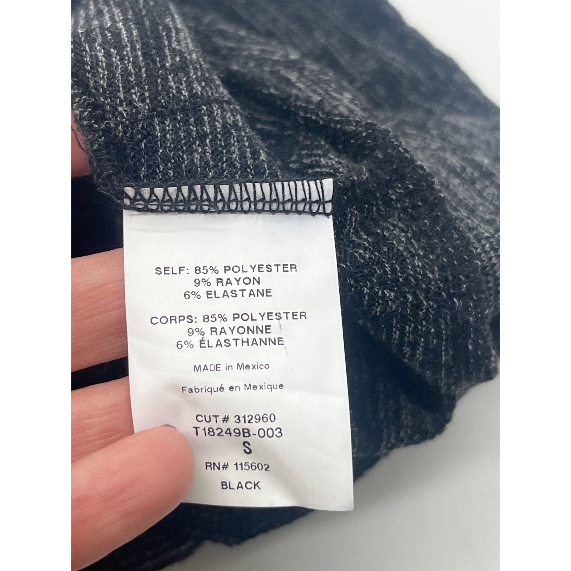Other LUSH Surplice V-neck Crop T-shirt In Black, S Size S / US 4 / IT 40 - 8 Thumbnail