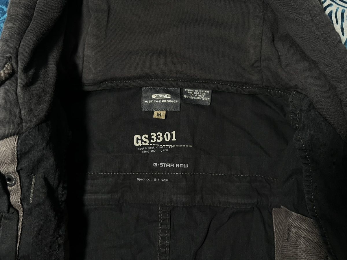 G-Star Y2K G Star Raw Sniper Hooded Shirt Jacket Zip Military Size M / US 6-8 / IT 42-44 - 13 Thumbnail