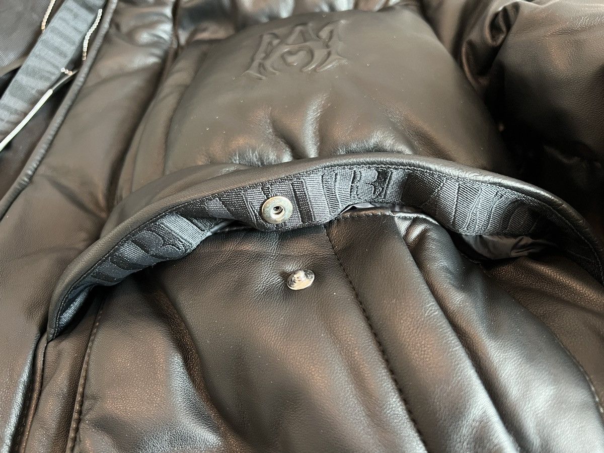 Amiri Amiri leather down Puffa jacket Size US L / EU 52-54 / 3 - 7 Thumbnail