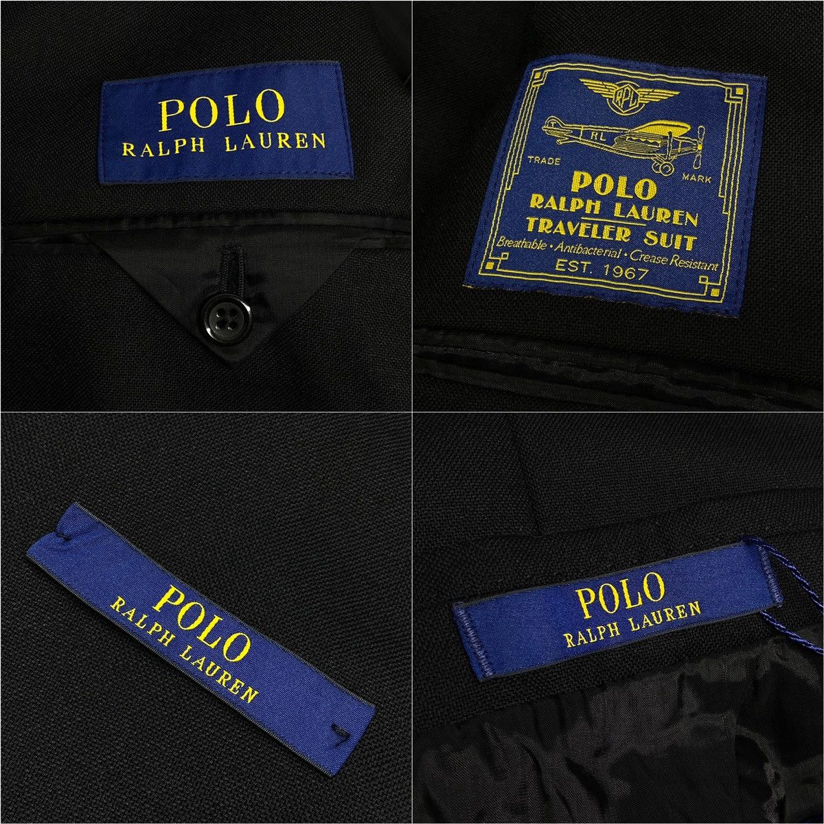 Polo Ralph Lauren Polo Ralph Lauren Black Traveler Suit Blazer Jacket Size 44R Size 44R - 18 Thumbnail