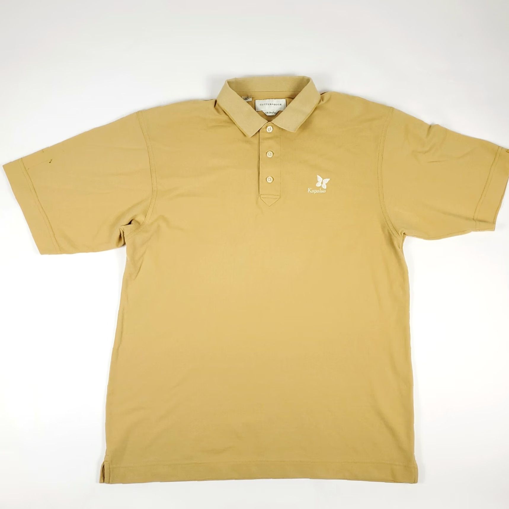 Cutter & Buck VINTAGE Cutter & Buck Polo Shirt Golf Mens Short Sleeve Large Yellow Solid 90s Concert Preppy Accessories Mens Size US L / EU 52-54 / 3 - 3 Thumbnail