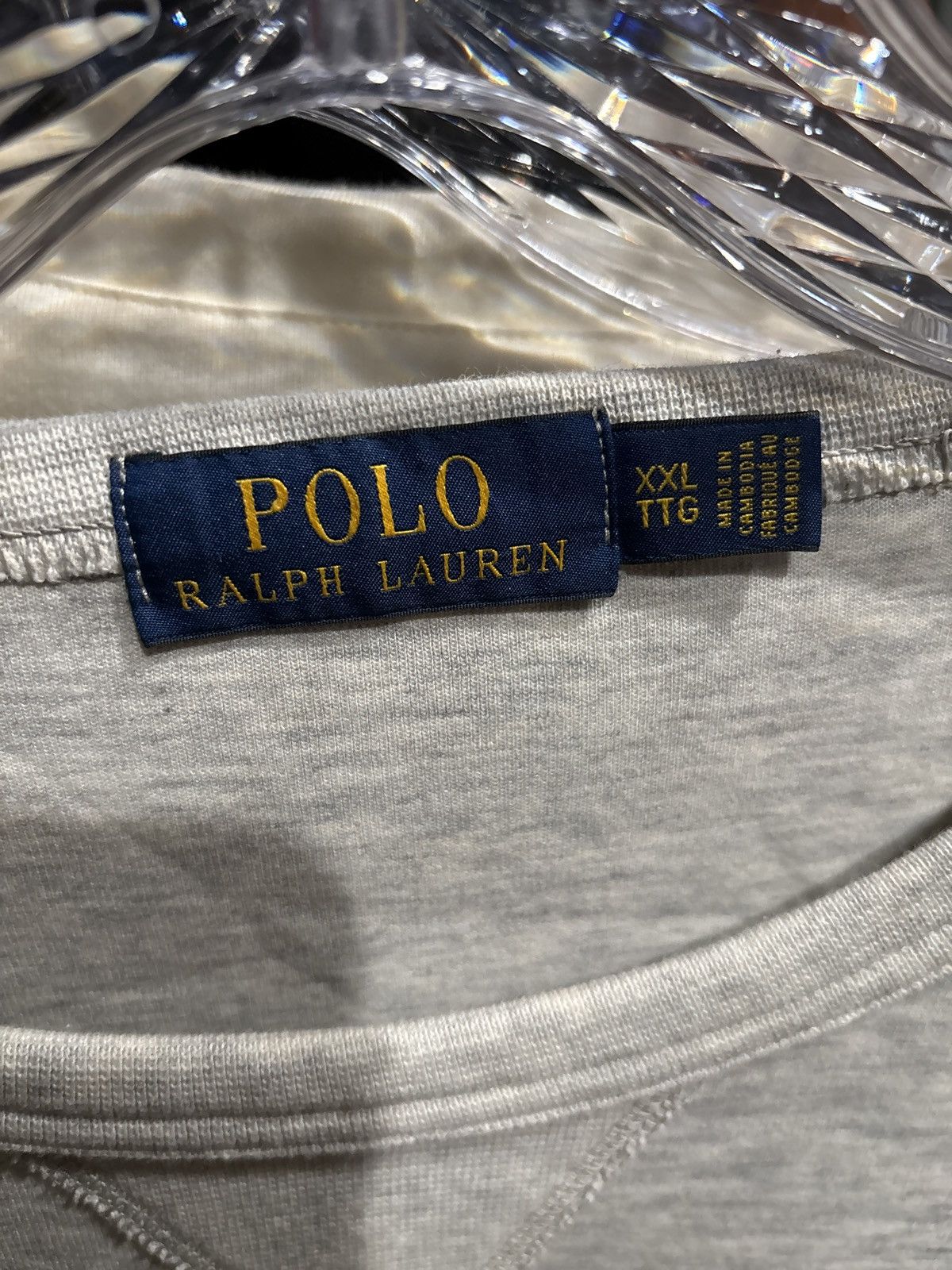 Polo Ralph Lauren Grey Polo CrewNeck Size US XXL / EU 58 / 5 - 3 Thumbnail
