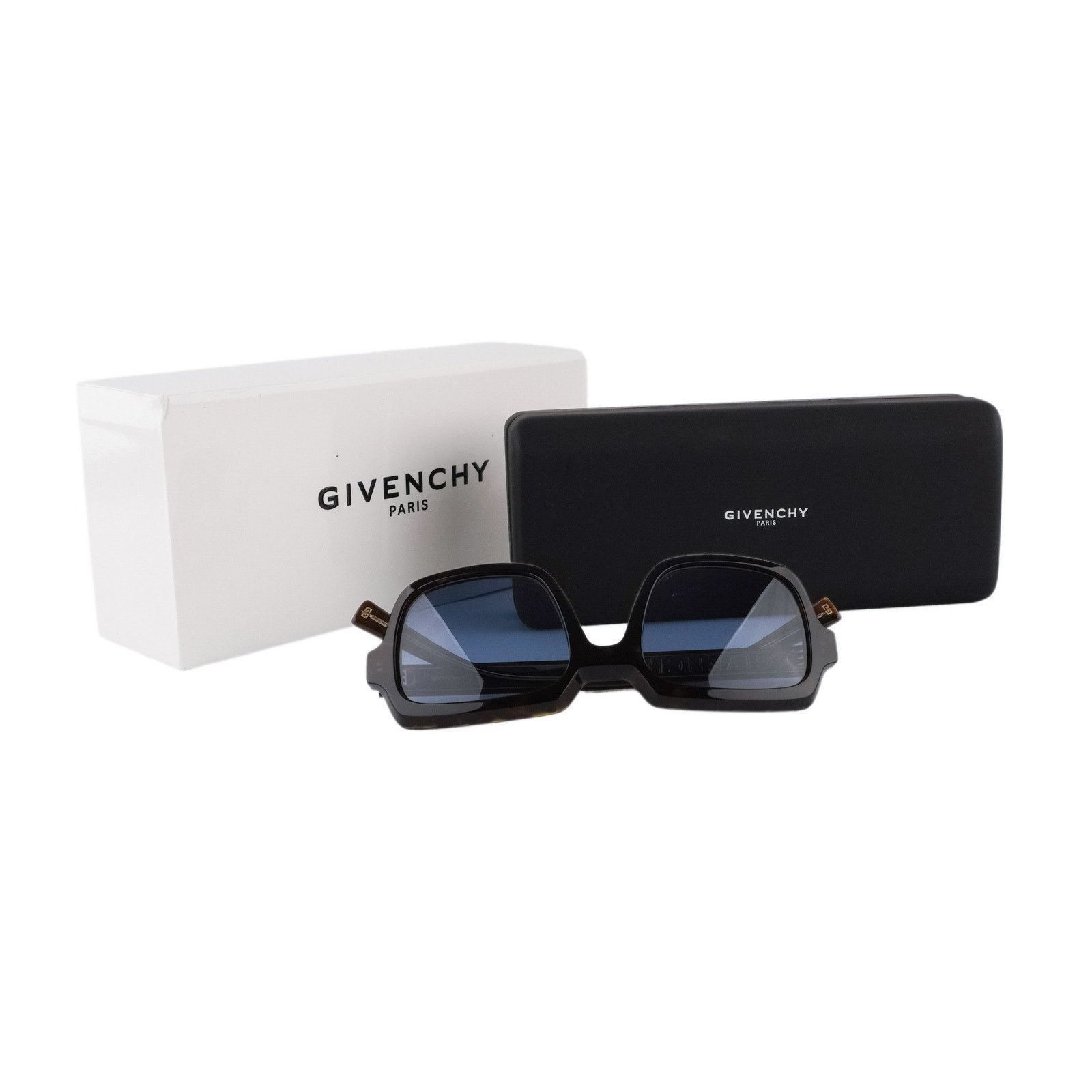 Givenchy Givenchy GV7153 Gold Logo Rectangular Optyl Brown Sunglasses Size ONE SIZE - 9 Thumbnail