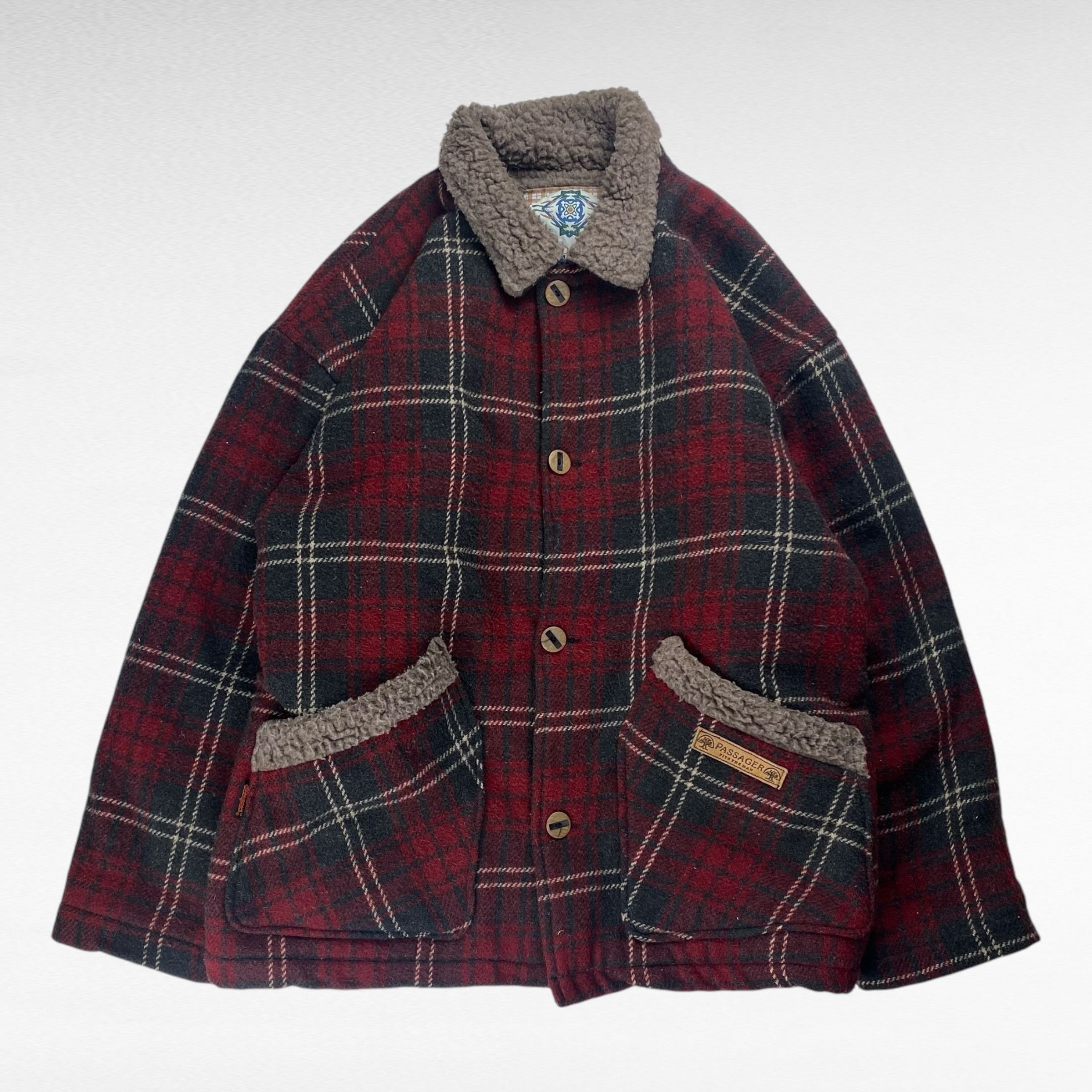 Vintage PASSAGER Wool Jacket Size XL Size US XL / EU 56 / 4 - 1 Thumbnail
