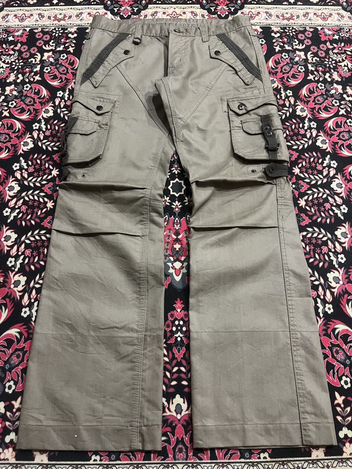 Japanese Brand × Nicole Club × Tornado Mart ⚡️Tactical⚡️Nicole Club For Men Tactical Cargo Casual Pants Size US 32 / EU 48 - 1 Thumbnail