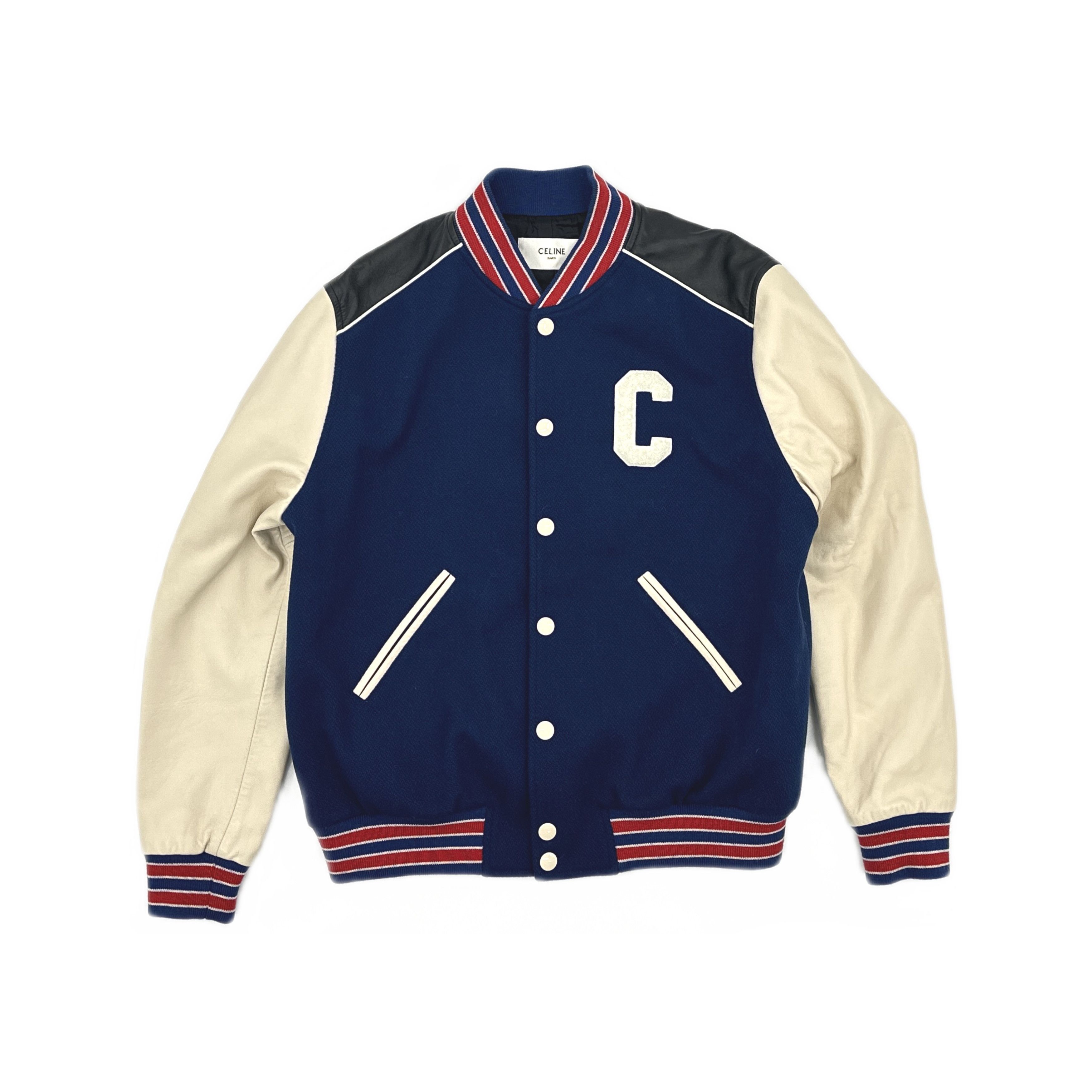 Celine Celine C Logo Varsity Jacket Size 52 Size US L / EU 52-54 / 3 - 1 Thumbnail