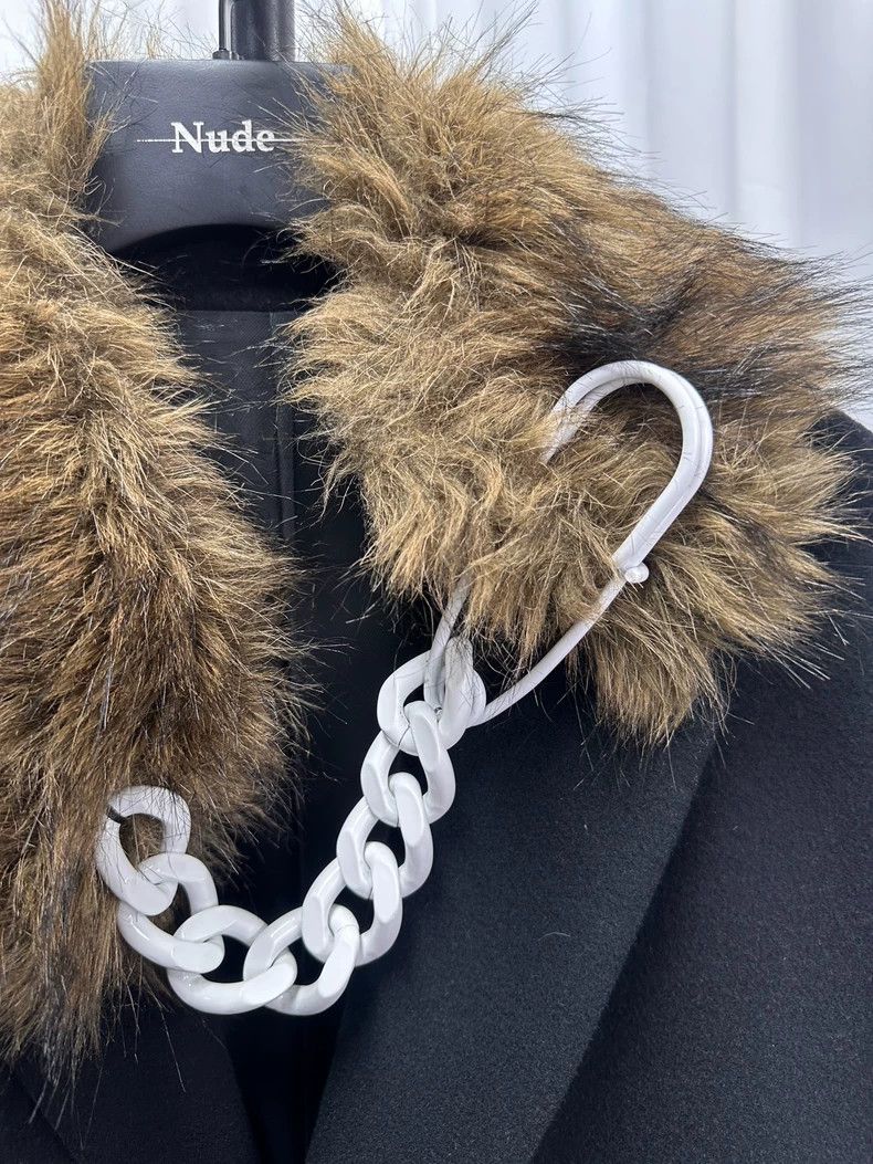 Raf Simons Raf Simons 20 kg fur chain collar scarf 2502-Nextarrow Size ONE SIZE - 3 Thumbnail