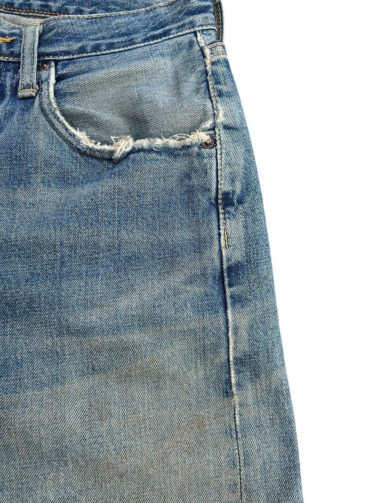 Kapital Vintage Edwin 505 Selvedge Baggy Distressed Dirty Denim Jean Size US 28 / EU 44 - 8 Thumbnail