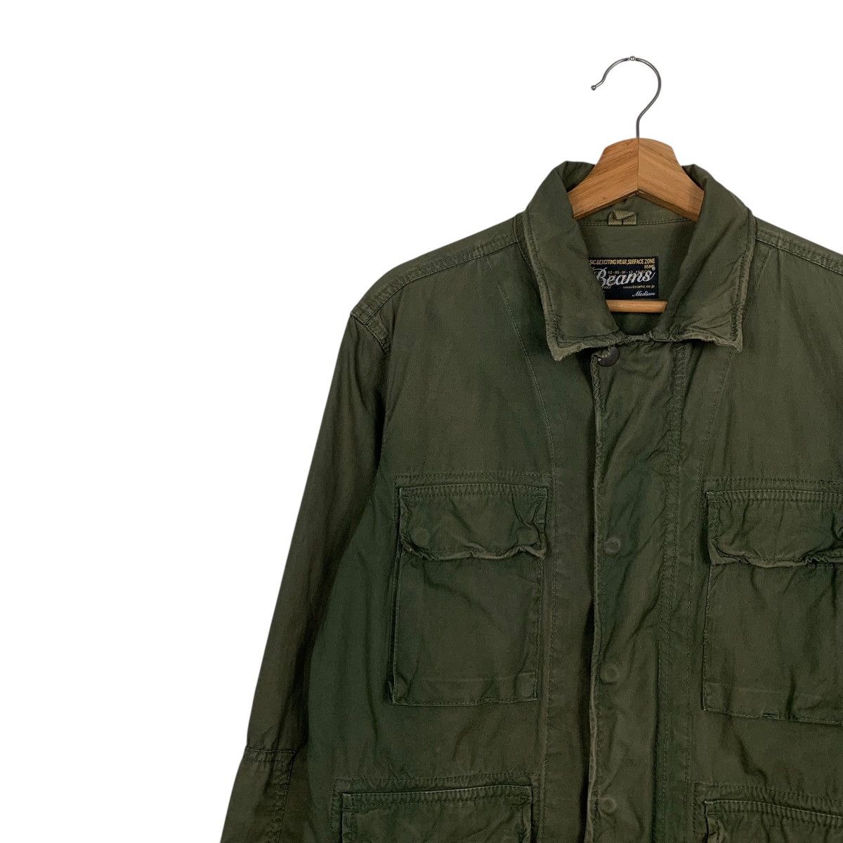Beams Plus Vintage BEAMS OG Chore Jacket Military Style #2097-C91 Size US M / EU 48-50 / 2 - 3 Thumbnail