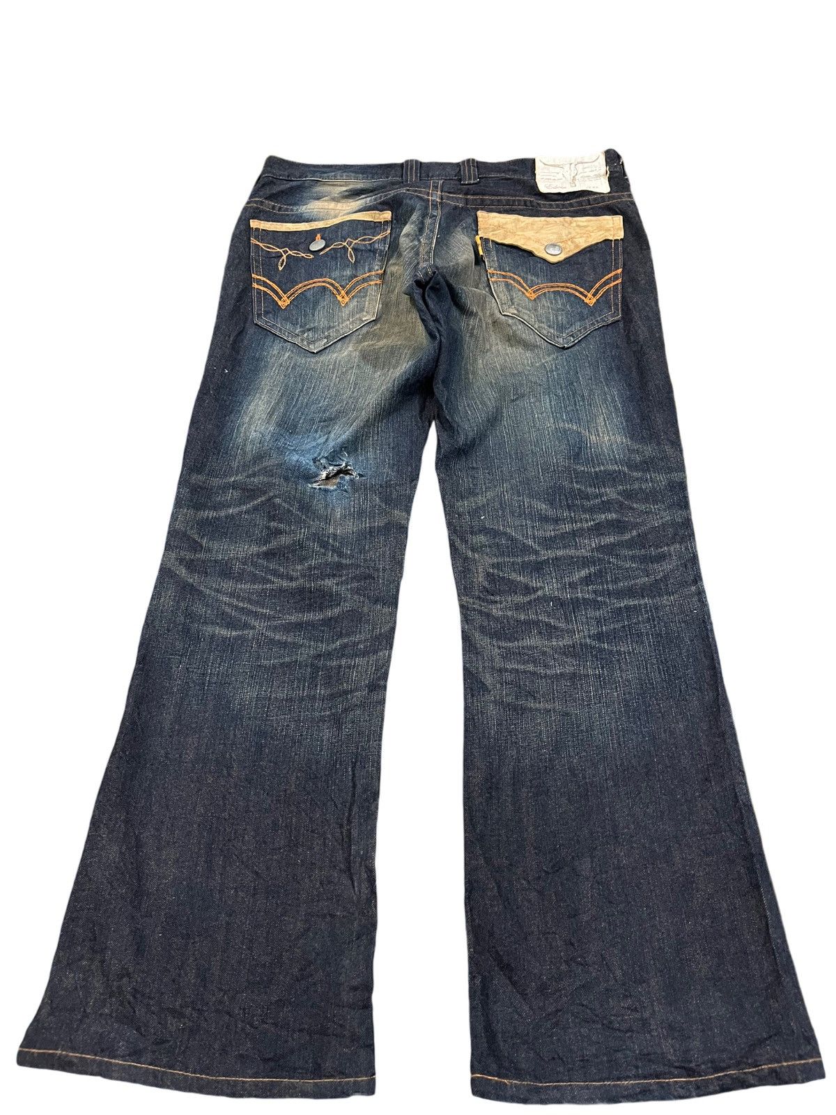 Edwin × Japanese Brand Vintage Edwin XV Flare Mudwash Denim Size US 36 / EU 52 - 5 Thumbnail