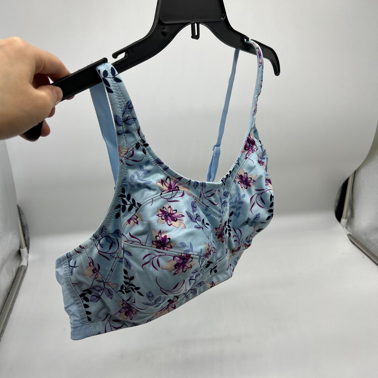 Other Breezies Underwire Print or Solid Support Bra Blue Size M / US 6-8 / IT 42-44 - 5 Thumbnail