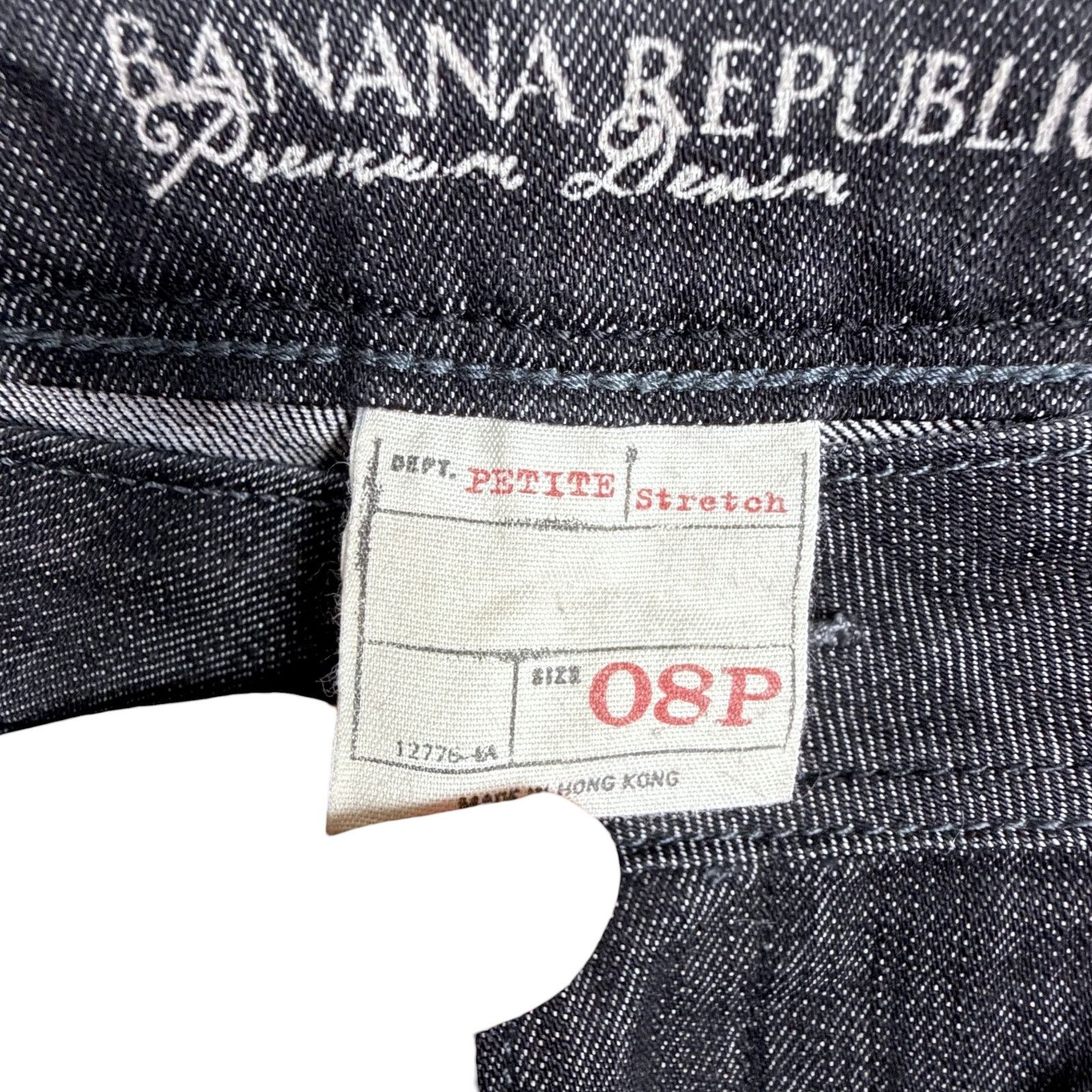 Banana Republic Vtg Y2K Banana Republic Dark Wash Bootcut Jeans Women's 8P Size 30" / US 8 / IT 44 - 6 Thumbnail