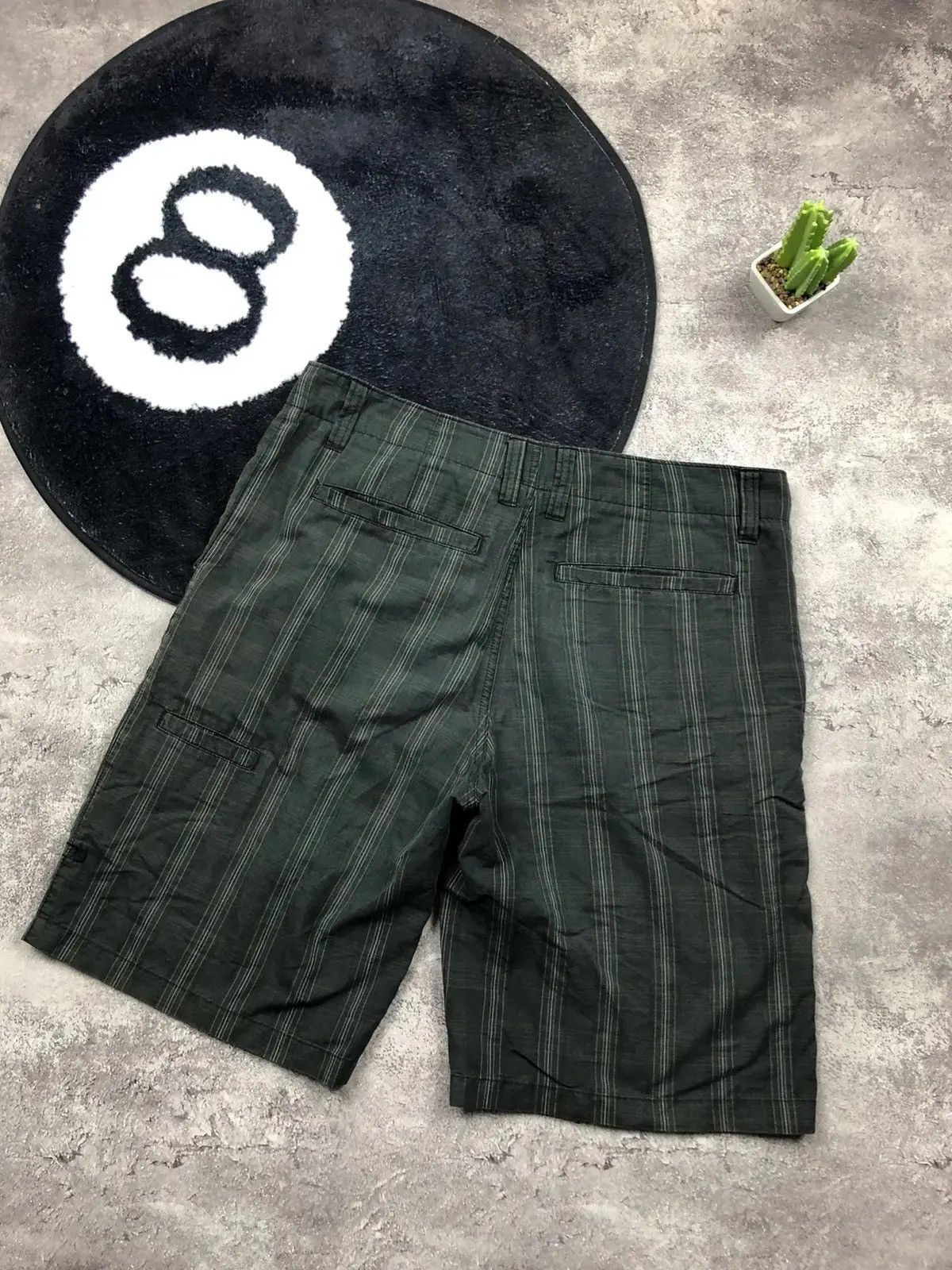 Oakley OAKLEY Vintage Striped Shorts Streetwear Dad Mini Logo Hype Size US 32 / EU 48 - 13 Thumbnail