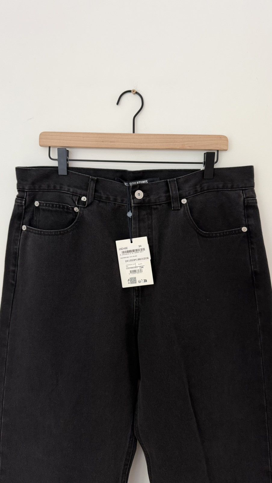 Jacquemus Jacquemus - “Les Sculptures” Faded Loose Fit Black Jeans Size US 34 / EU 50 - 2 Thumbnail