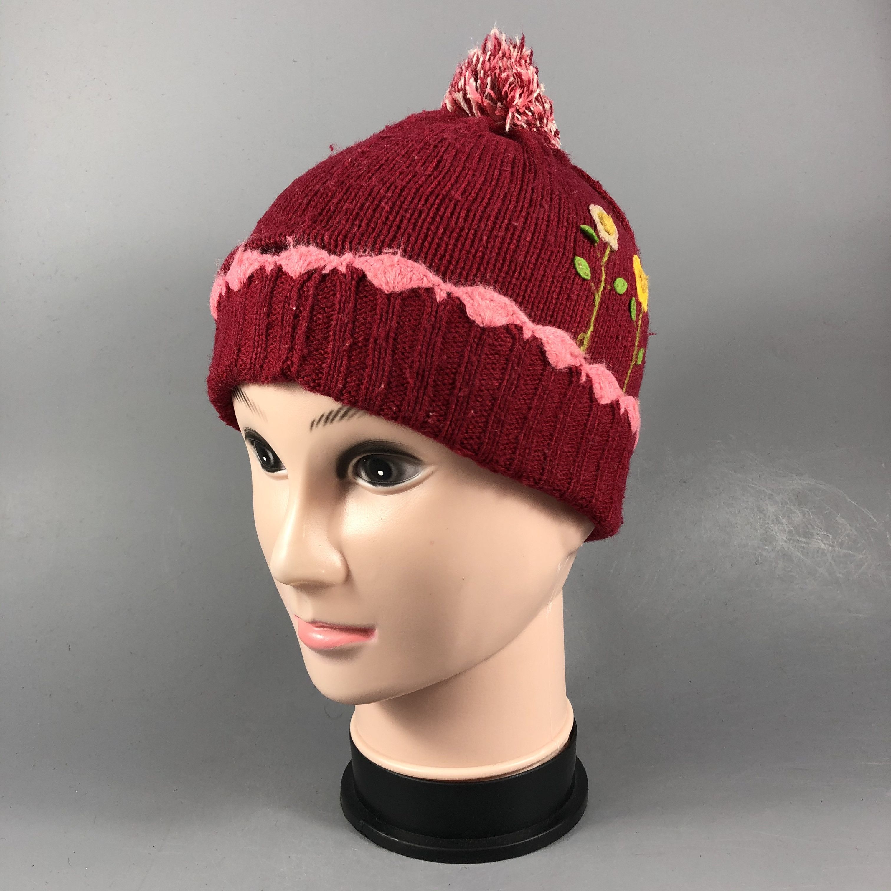 Japanese Brand Persons Flora Beanie Size ONE SIZE - 2 Thumbnail