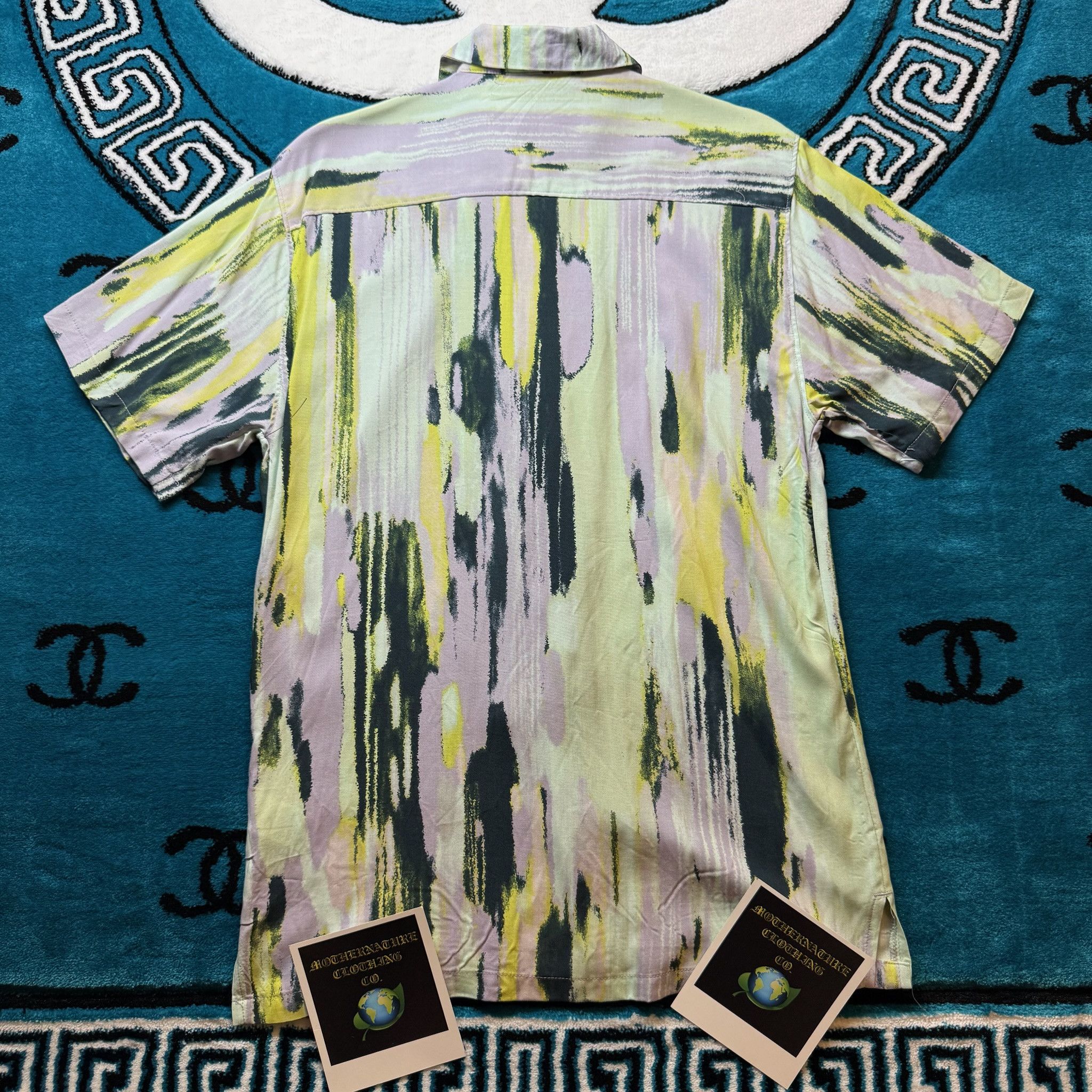 Other RAYON ABSTRACT PASTEL S/S BUTTON UP SHIRT Size US S / EU 44-46 / 1 - 2 Thumbnail