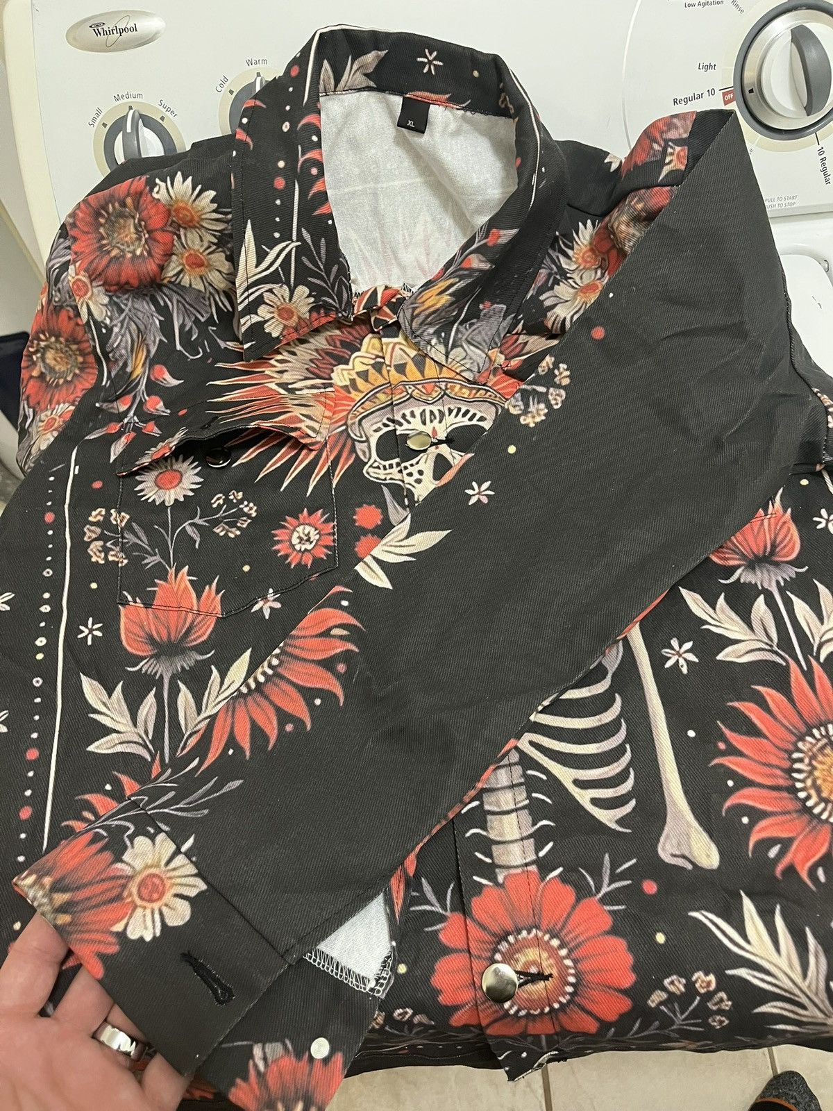 Other Boozelele Western Skull Cowboy Shirt - XL Size US XL / EU 56 / 4 - 6 Thumbnail