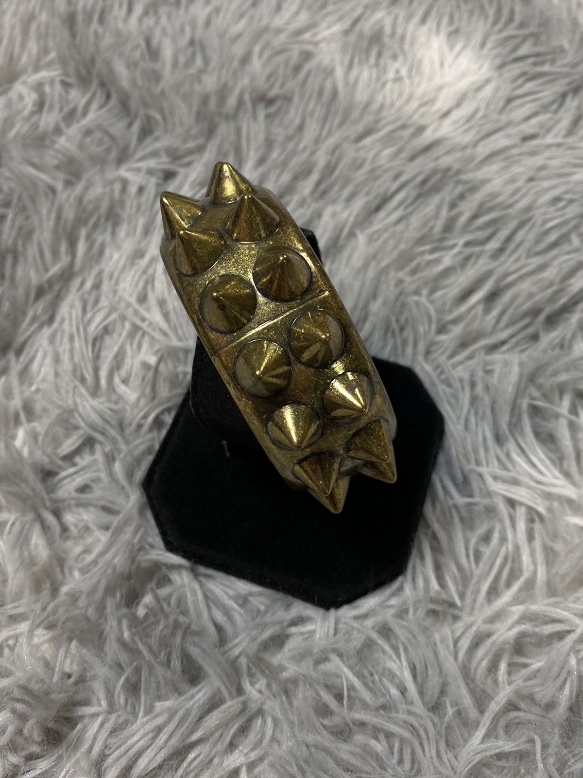Jewelry Vintage Brass Spike Bangle | Japanese Brand Size ONE SIZE - 8 Thumbnail