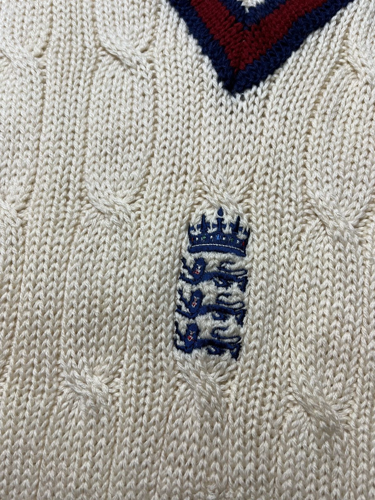 Asics Rare VINTAGE Asics Sweater England soocer football XL Size US XL / EU 56 / 4 - 6 Thumbnail