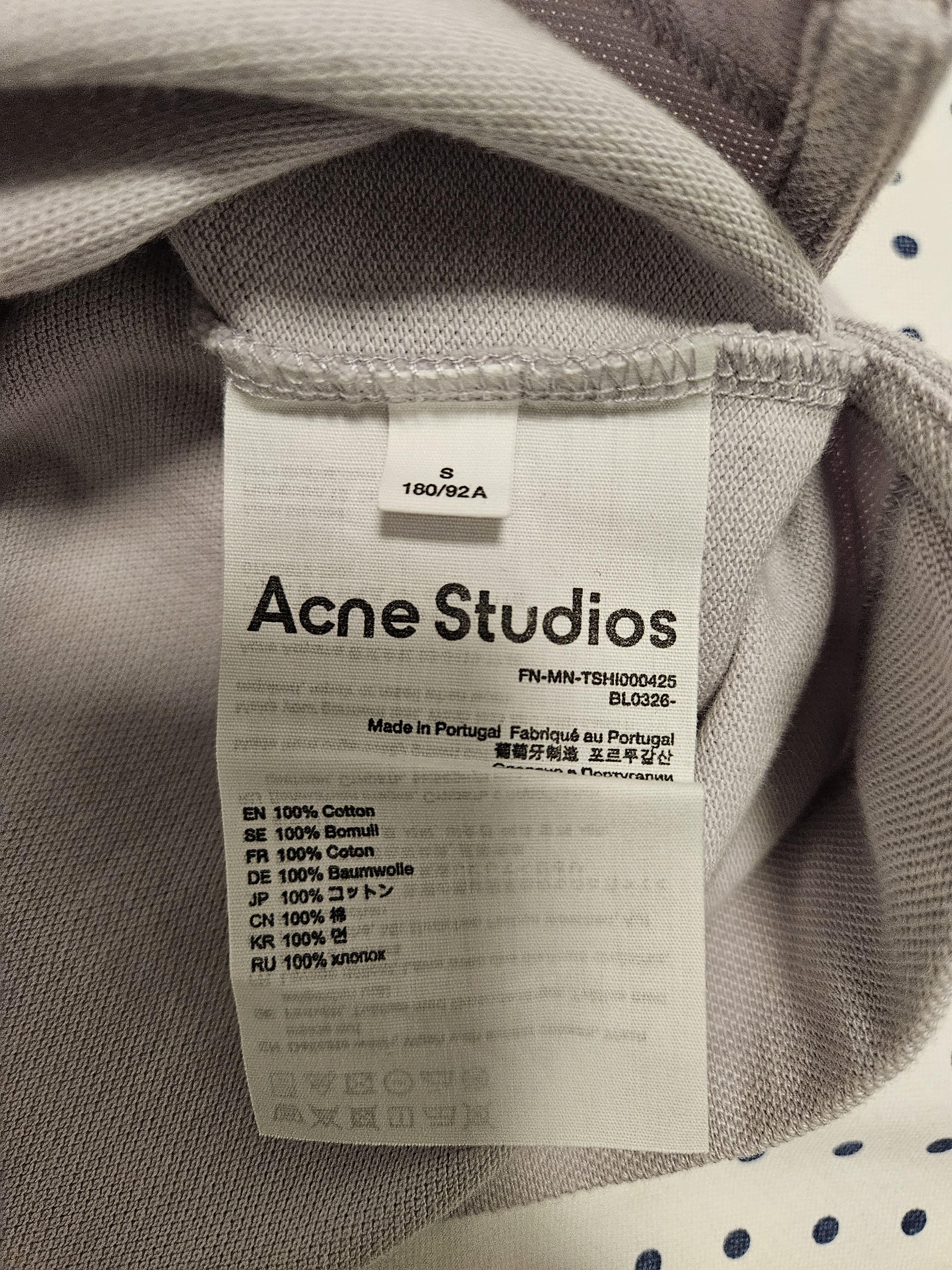 Acne Studios Oversized Bubble Logo Polo Size US S / EU 44-46 / 1 - 8 Thumbnail