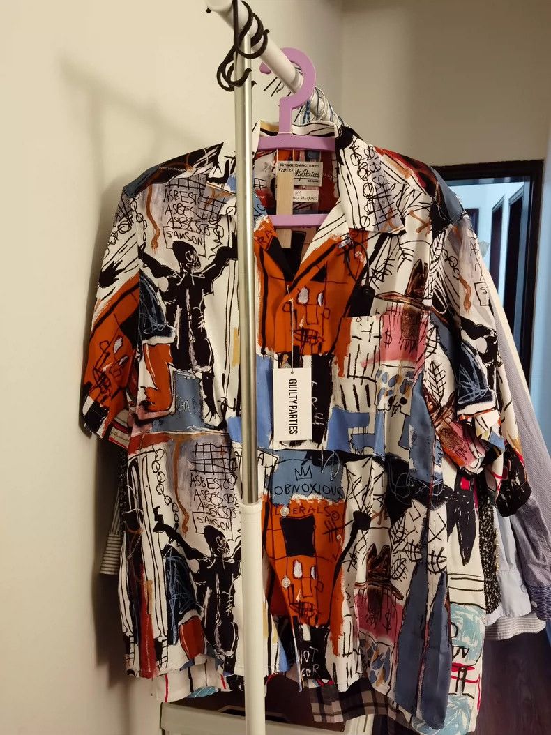 Wacko Maria Basquiat Shirt Short Sleeve Shirt M size