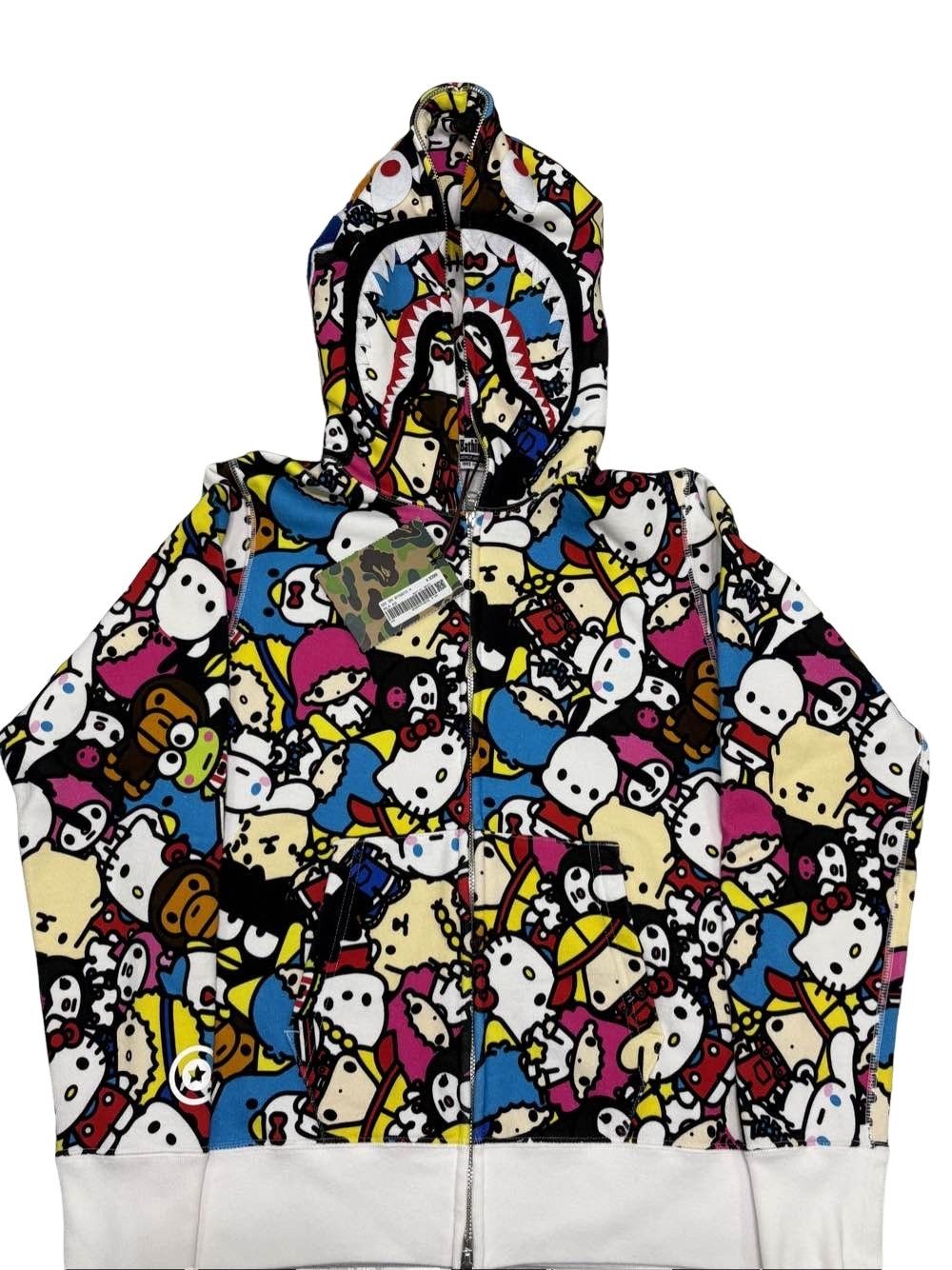 Bape FW 19 Bape X Care Bears Full Zip Shark Hoodie S | Grailed