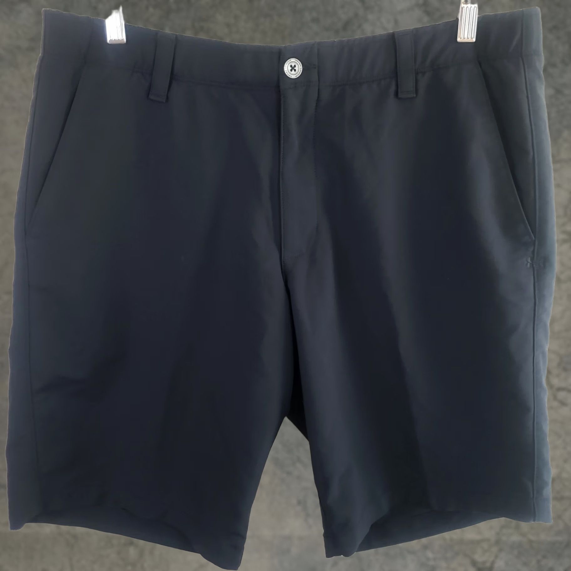 Under Armour Under Armour Shorts Mens 38 Black Golf HeatGear Stretch Performance 38x10 Size US 38 / EU 54 - 1 Thumbnail