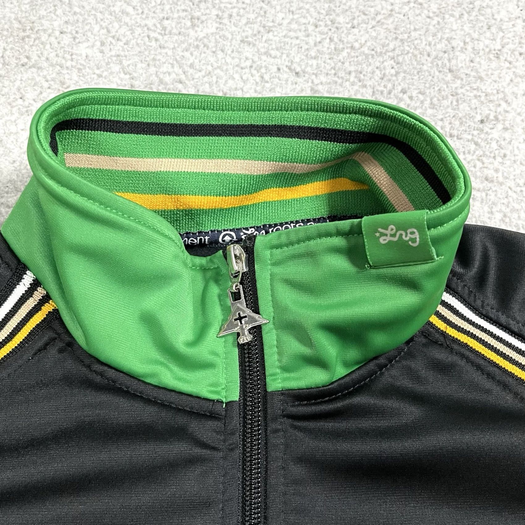 Vintage VINTAGE LRG Jacket Mens Large Track Full Zip Black 90s Hip Hop City Retro Windbreaker Size US L / EU 52-54 / 3 - 6 Thumbnail