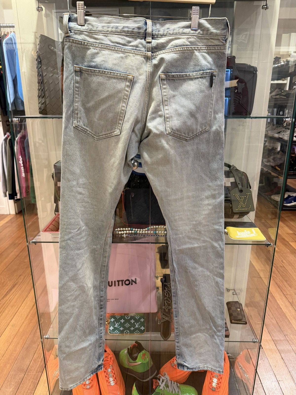 Saint Laurent Paris Saint Laurent Skinny Denim Jeans Size US 30 / EU 46 - 2 Thumbnail
