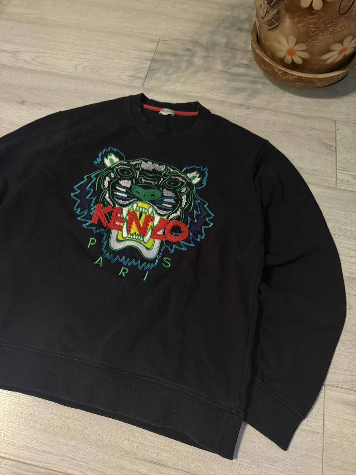 Kenzo Kenzo crewneck sweatsirt big logo Size US L / EU 52-54 / 3 - 2 Thumbnail