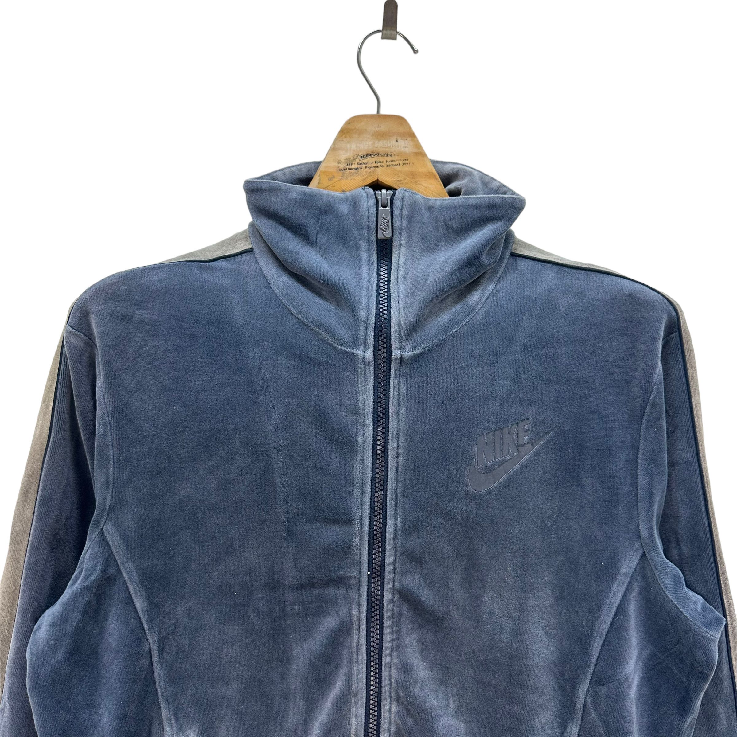 Nike NIKE VELVET SWEATER JACKET #8074-200 Size US M / EU 48-50 / 2 - 2 Thumbnail