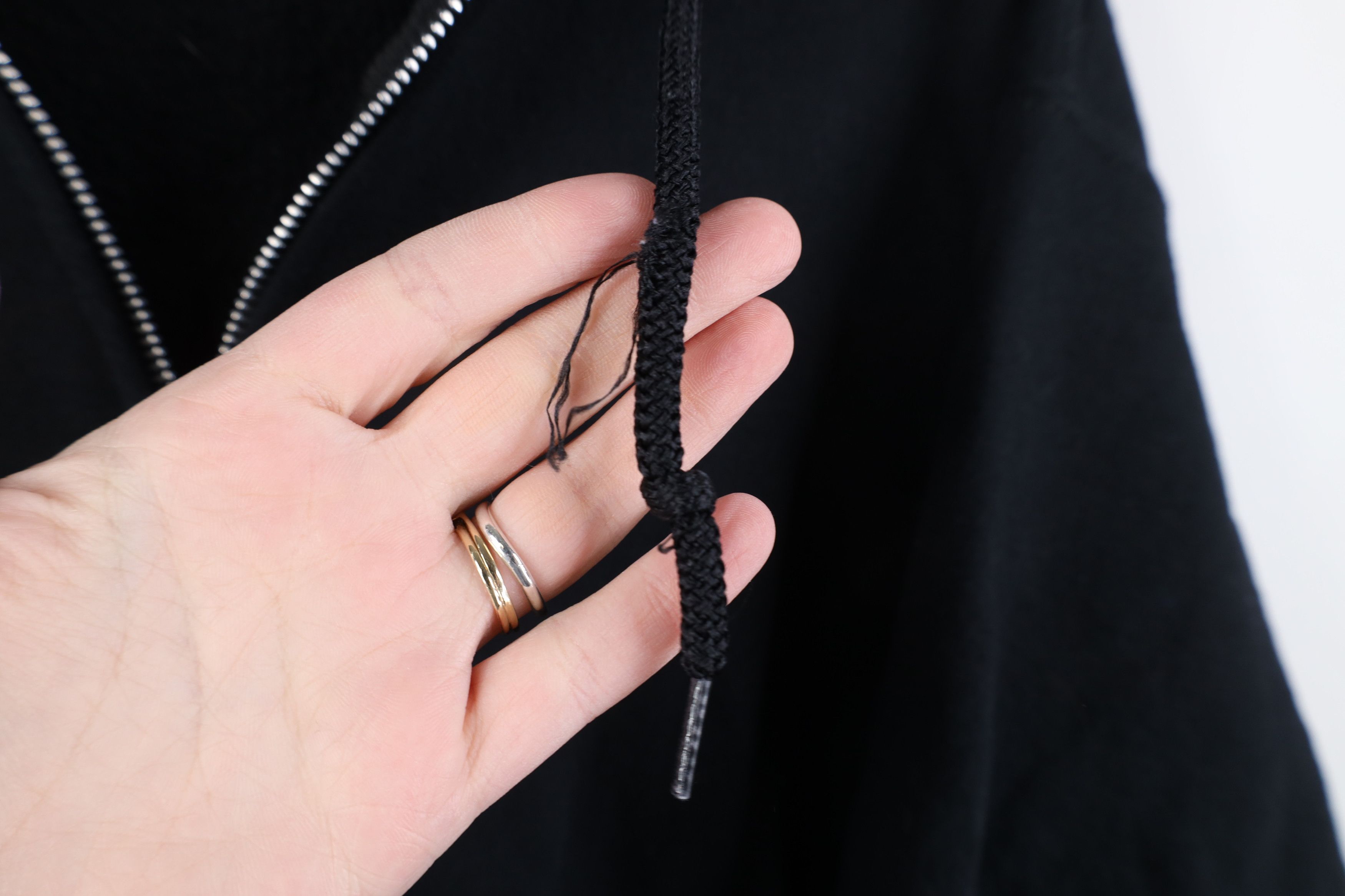 Vintage Vintage 90s Y2K Streetwear Full Zip Hoodie Sweatshirt Black Size US M / EU 48-50 / 2 - 4 Thumbnail